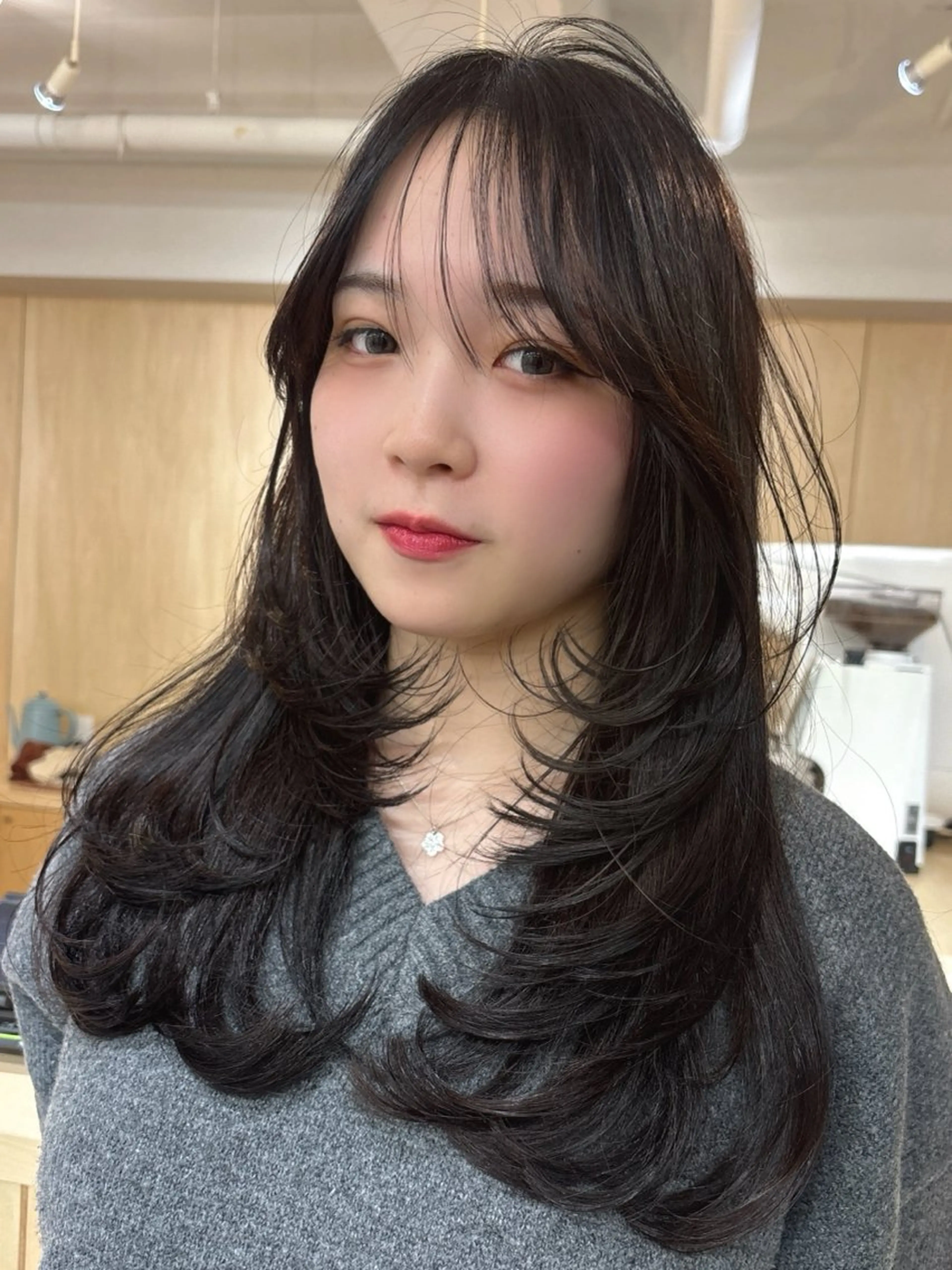 ロング レイヤーカット カット ボブ/ベージュ /MIYUのヘアスタイル