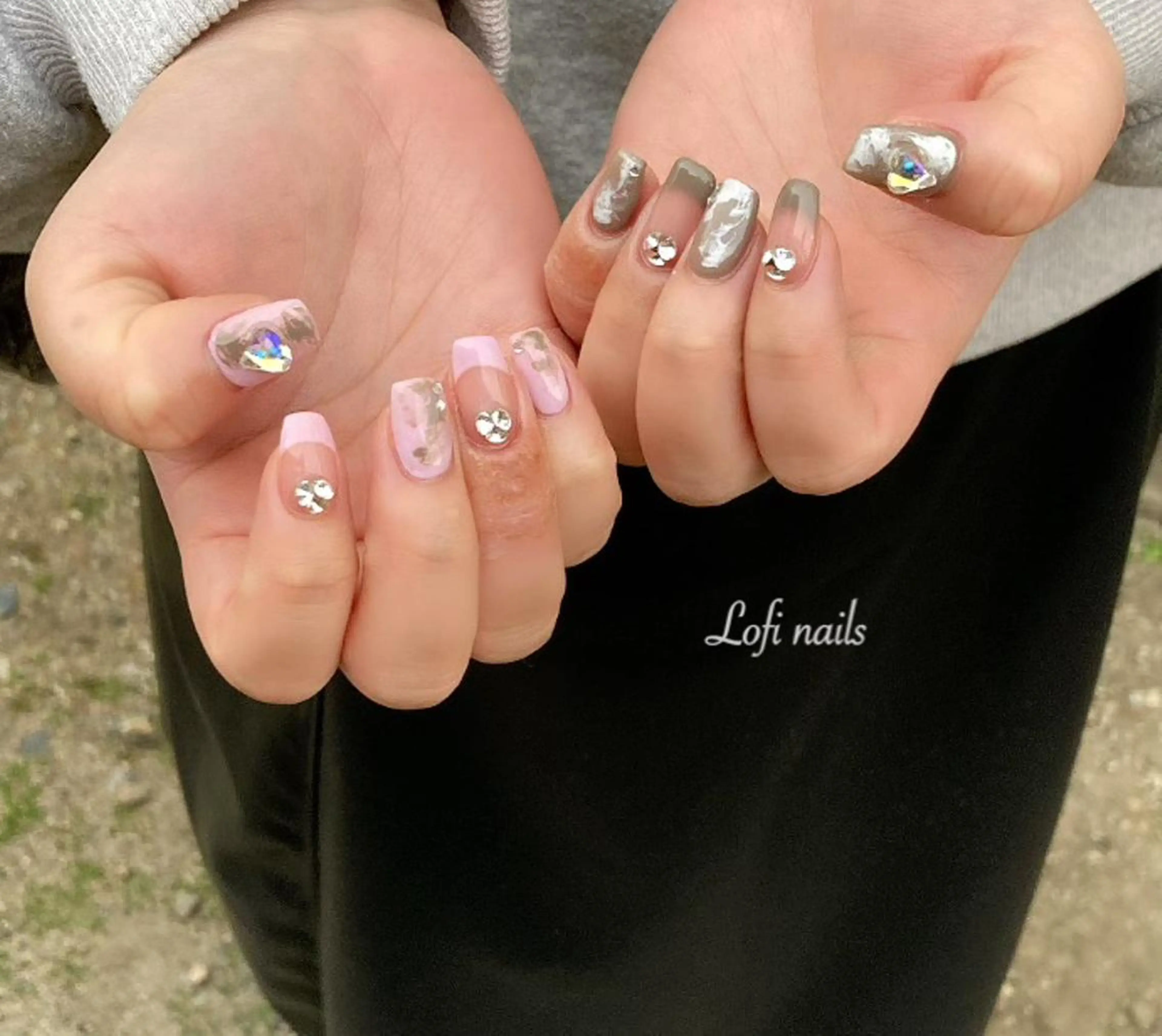 ミディアム ネイル Lofi nails ゆきこのネイルデザイン