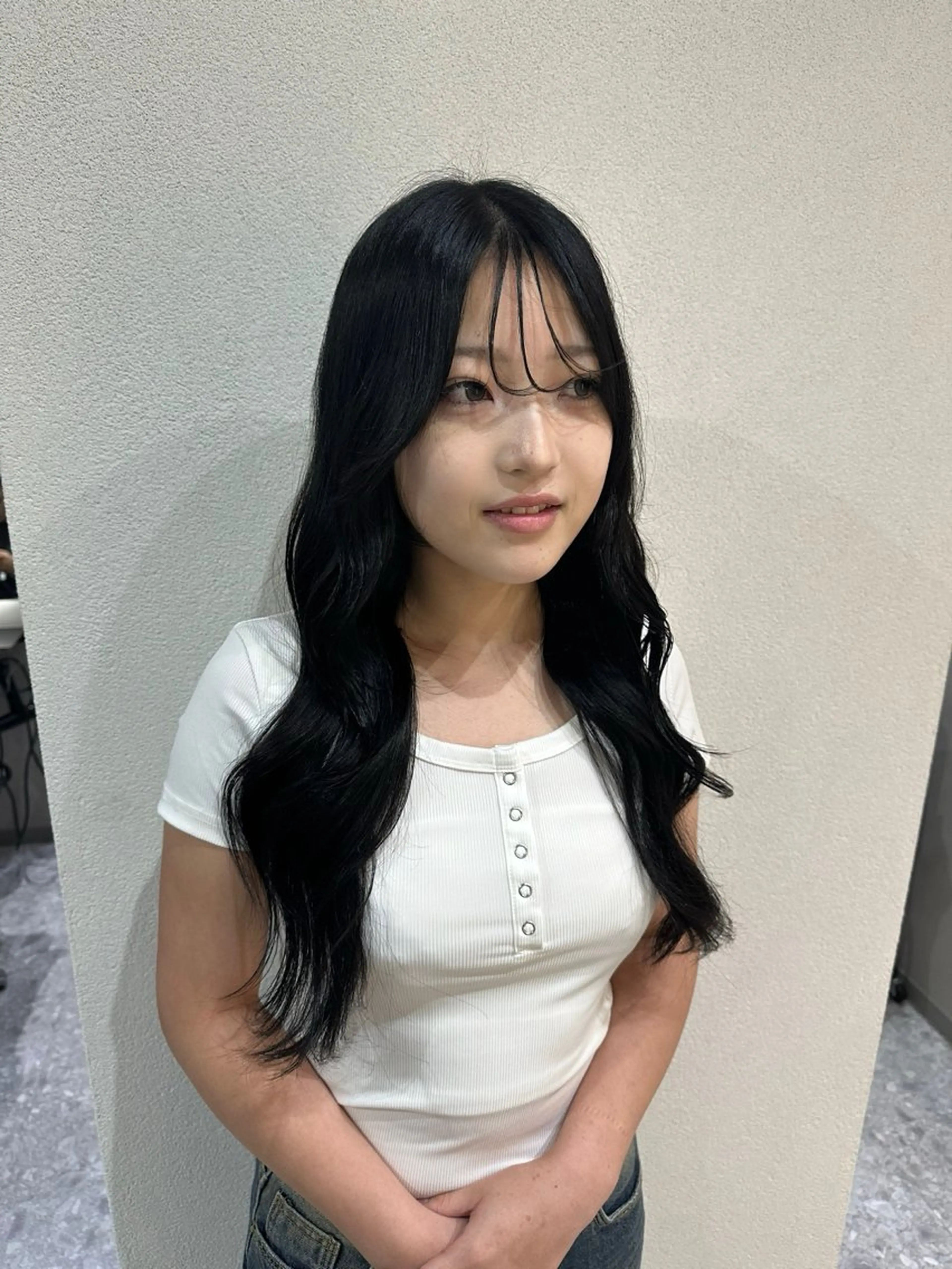 セミロング カラー 🪞個室サロン/韓国 艶髪/keito🪞のヘアスタイル