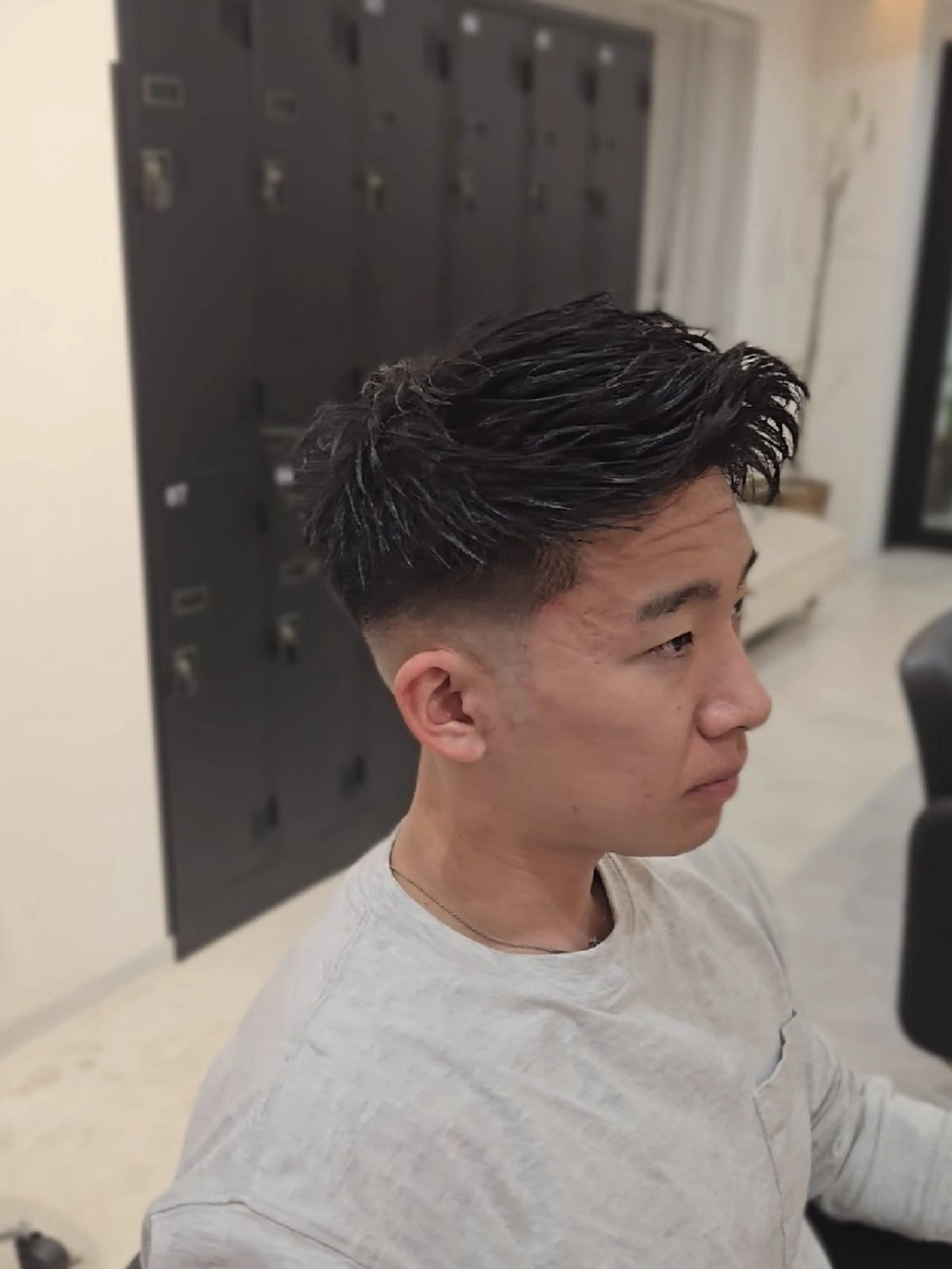 メンズ ショート フェードカット カット ヘアセット Lapis 名古屋駅前店所属・LEN名古屋/パーマ 海外ヘア/メンズ特化のヘアスタイル