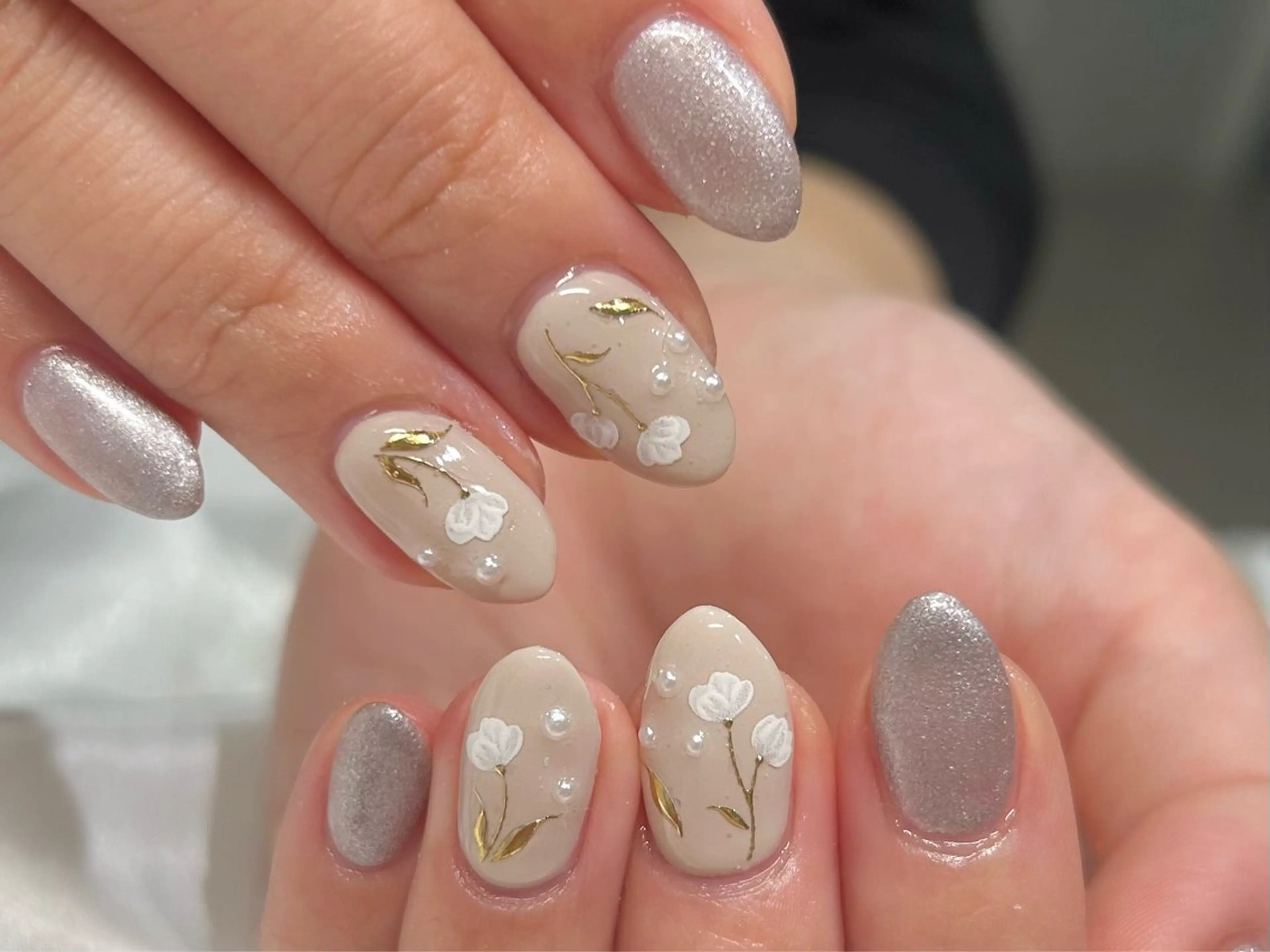 ミディアム ハンドネイル SalonLinda Yuukaのネイルデザイン