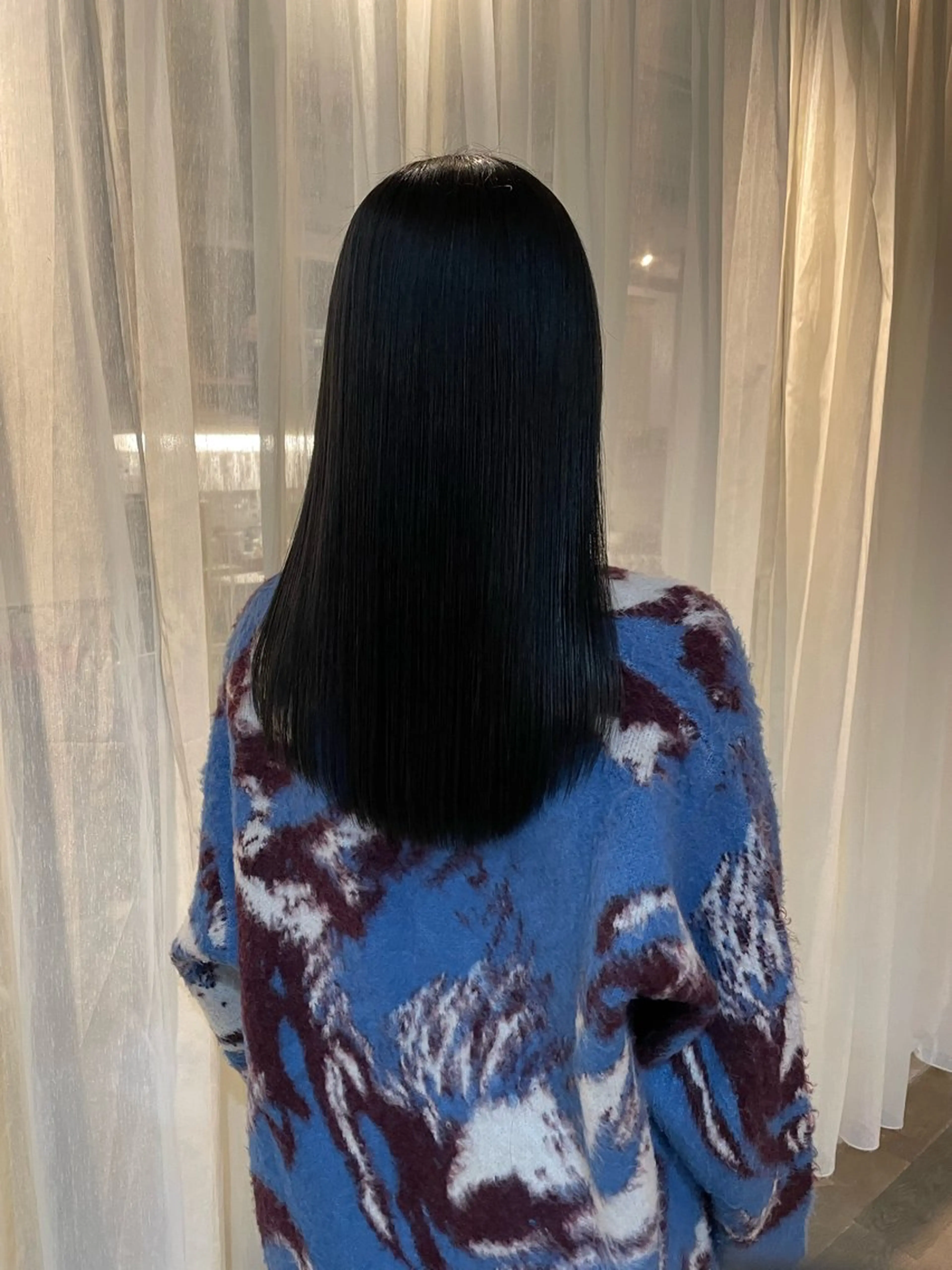 ロング 藤原 百花のヘアスタイル