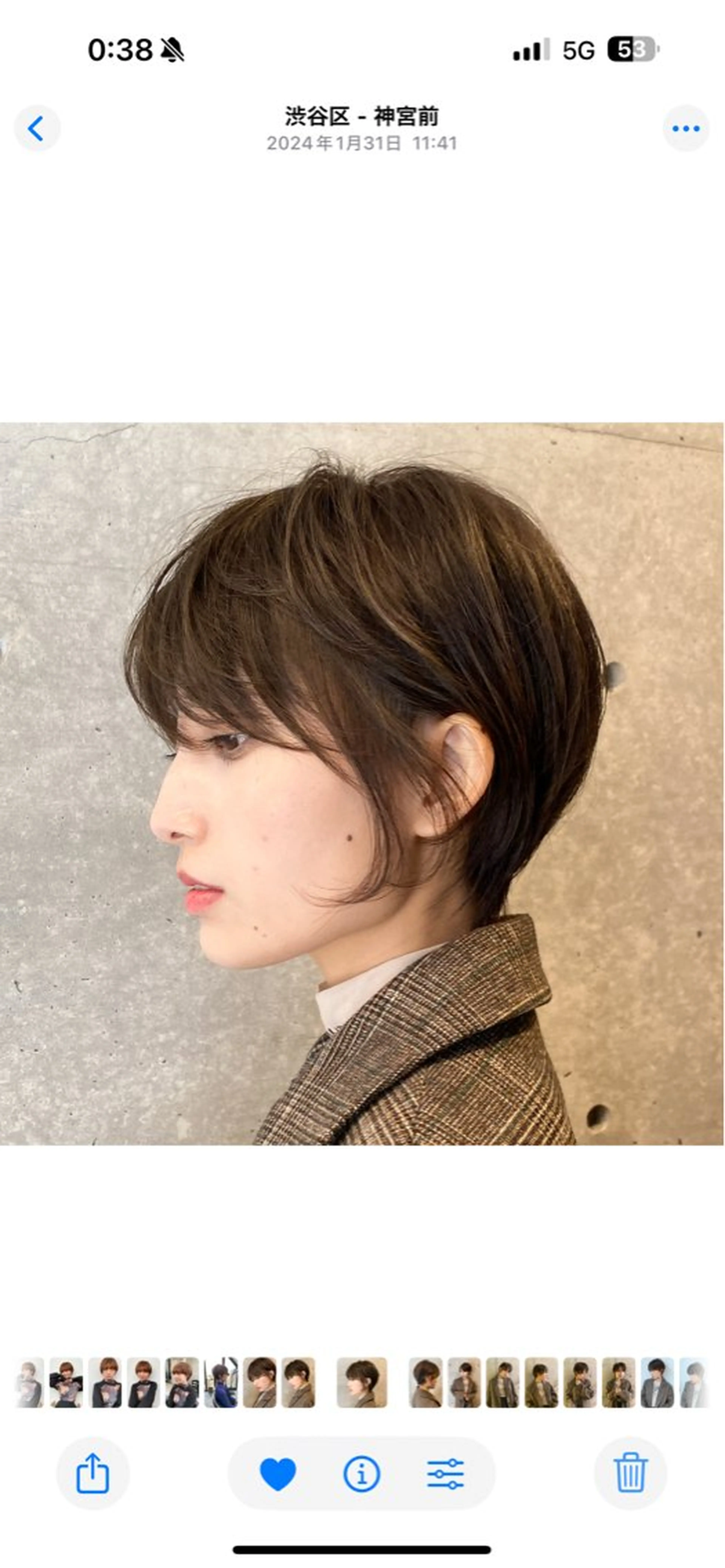 ショート カラー パーマ ショートボブ 丸みショート 透明感カラー ボブ ショートヘア カット パーマ トリートメント 🪷ショート/パーマ /ボブ🪷Akinaのヘアスタイル