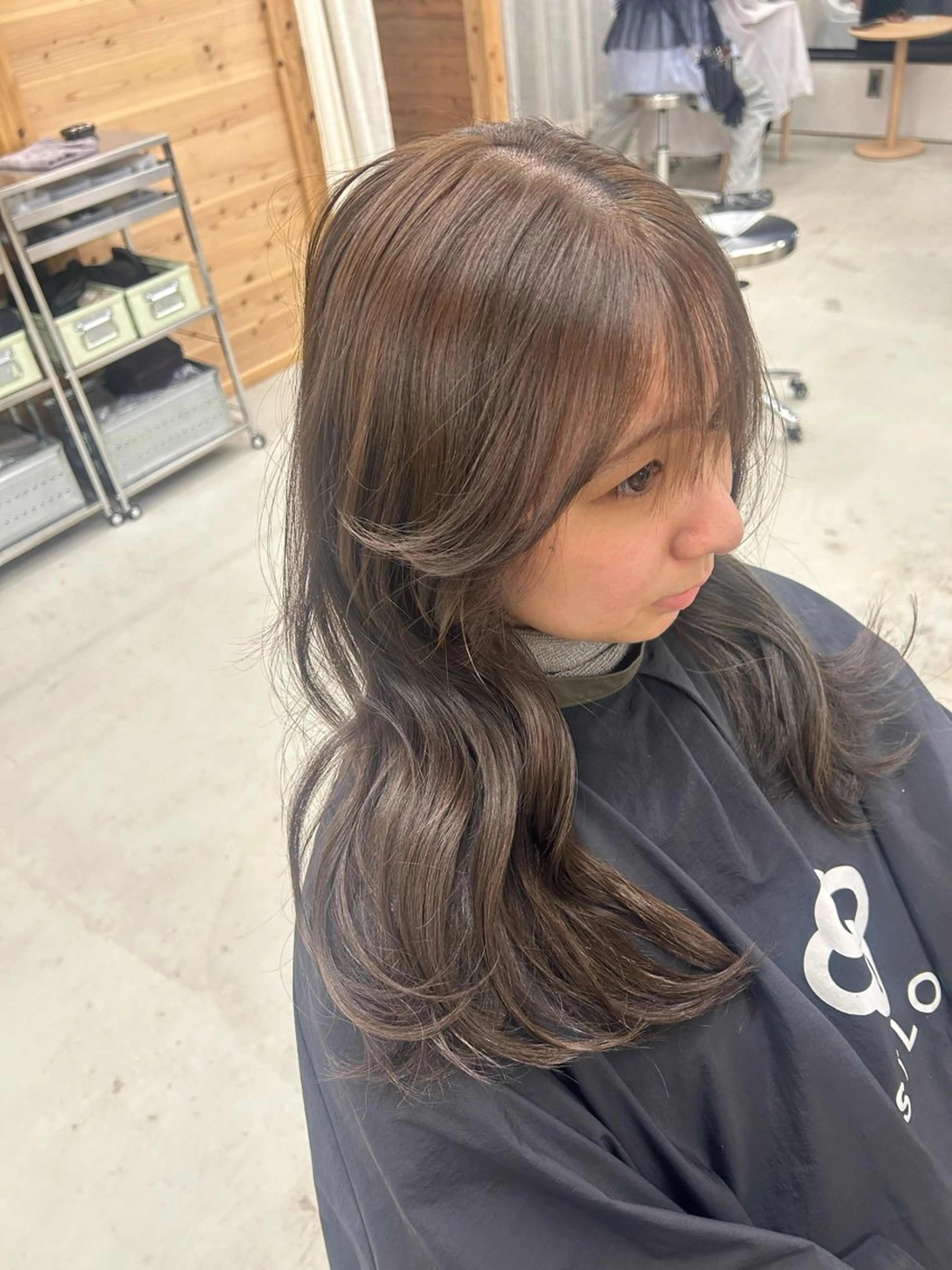 ロング ヘアカラー トリートメント SiLO Yukinaのヘアスタイル