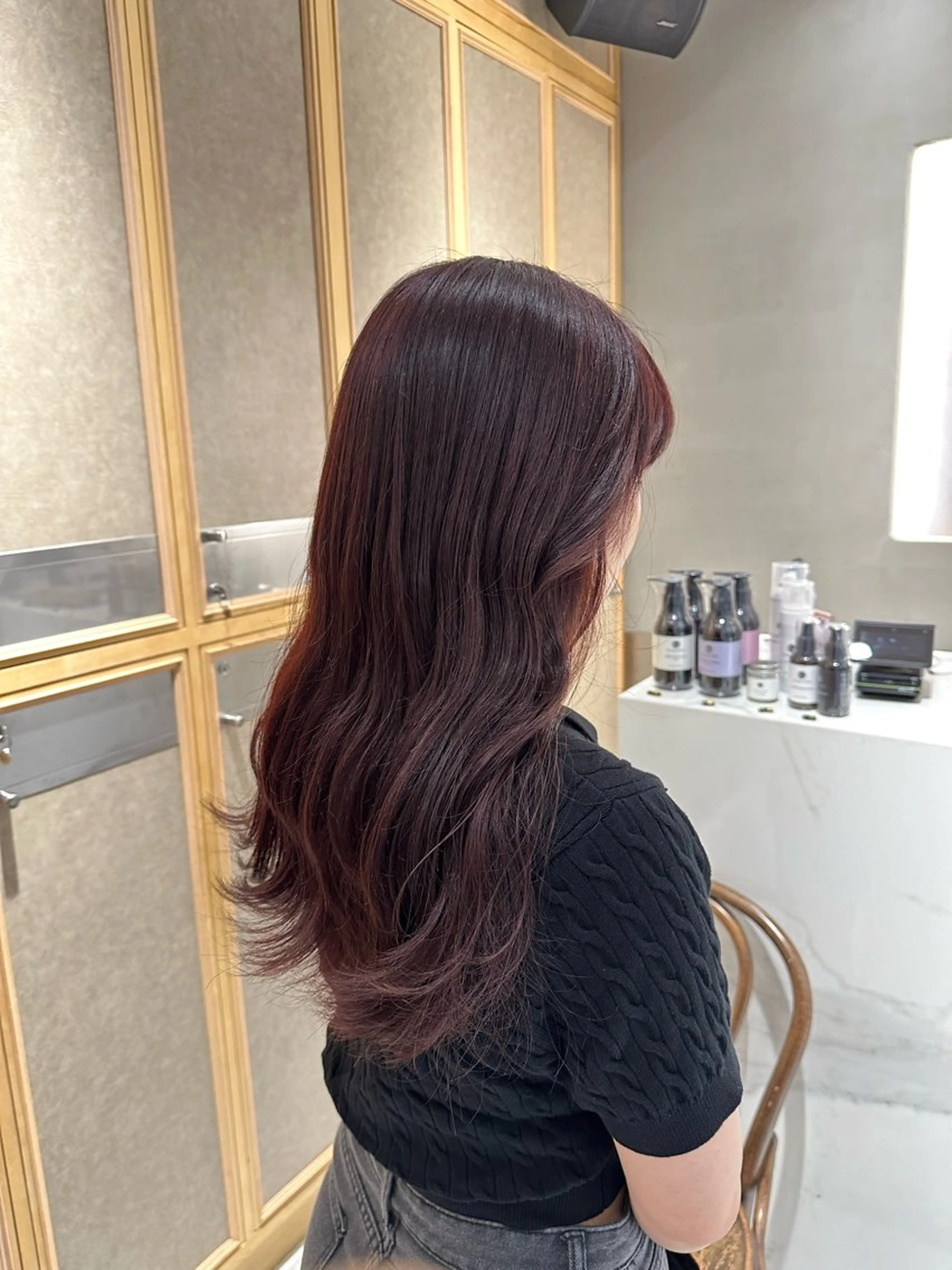 ロング カラー ヘアカラー トリートメント ヘッドスパ 艶髪/ロングモデル 募集🫧terukaのヘアスタイル