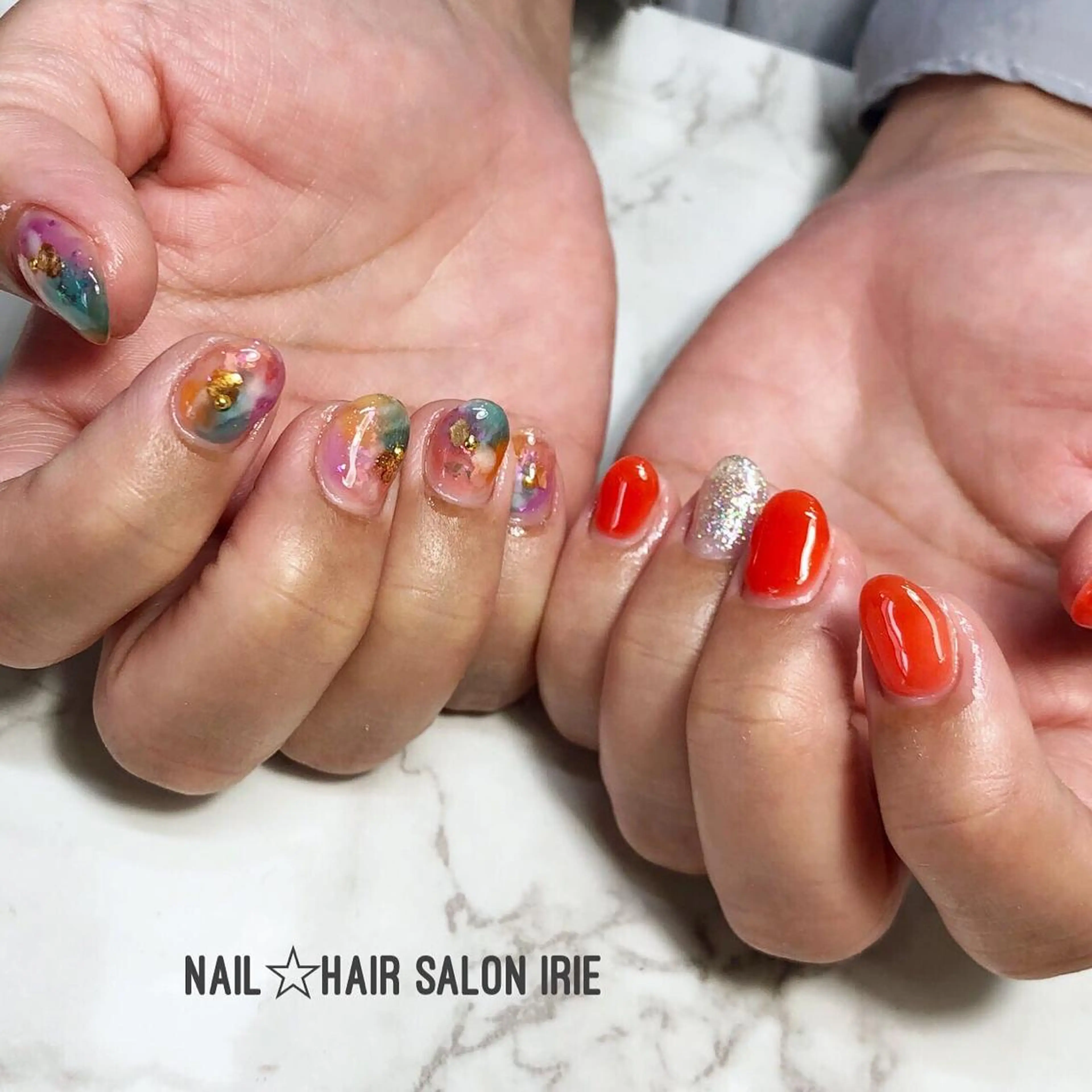 ネイル ハンドネイル Hair salon Irie所属・與儀 知佳のネイルデザイン