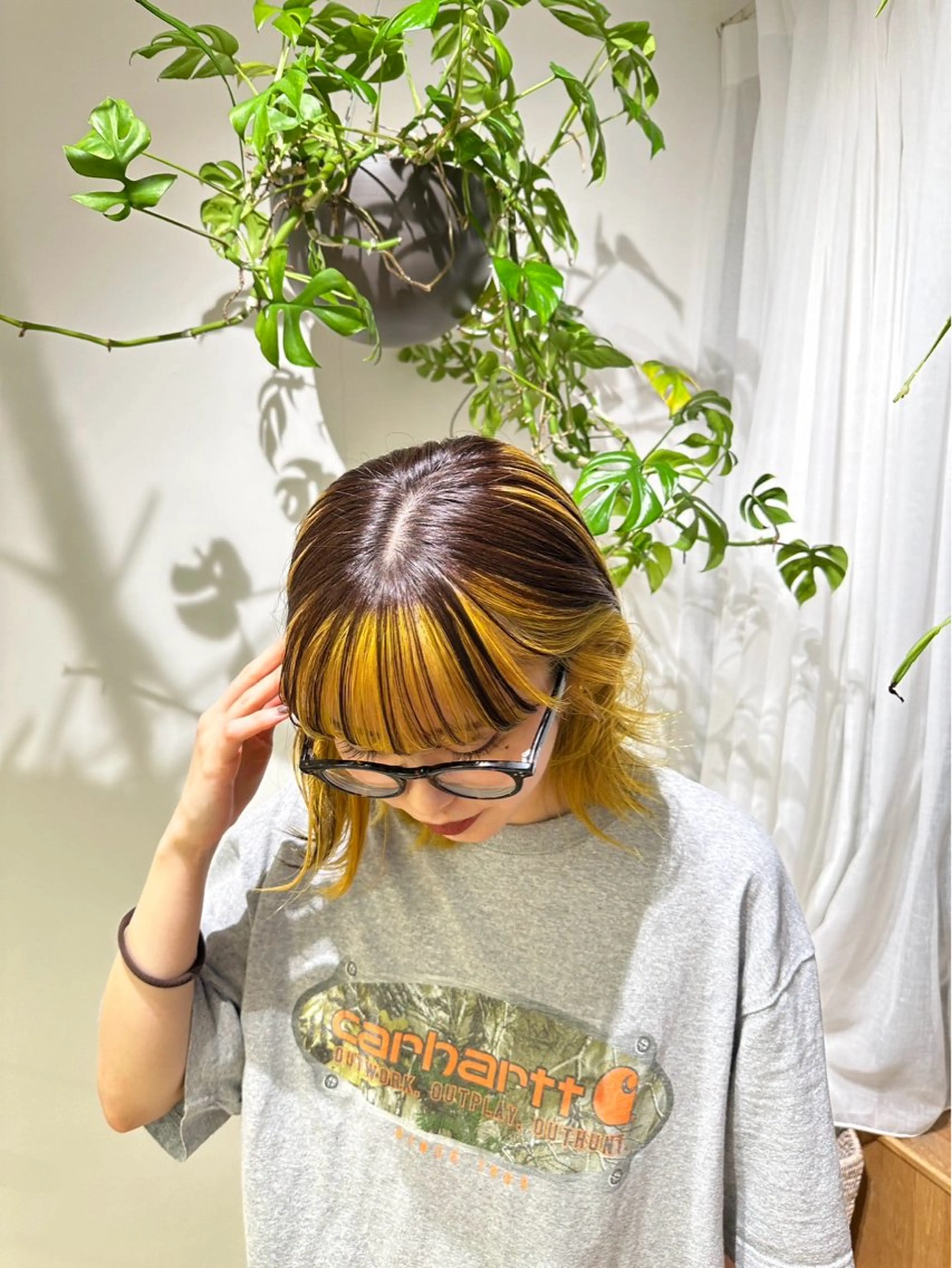 ミディアム カラー モデル募集中🍤 清水 美陽のヘアスタイル