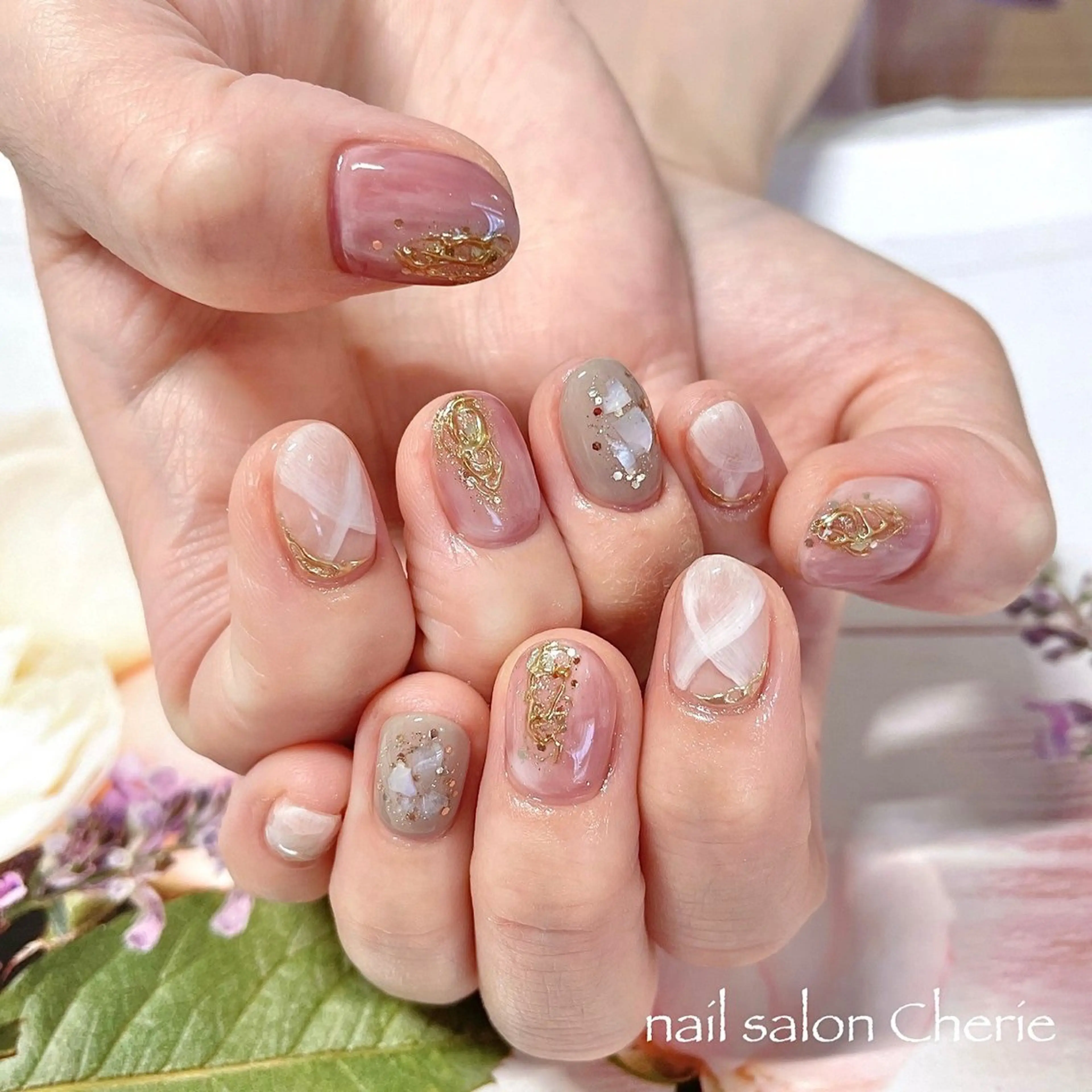 ネイル ハンドネイル nail salon Cherie ネイルサロン シェリー所属・nail salon Cherieのネイルデザイン