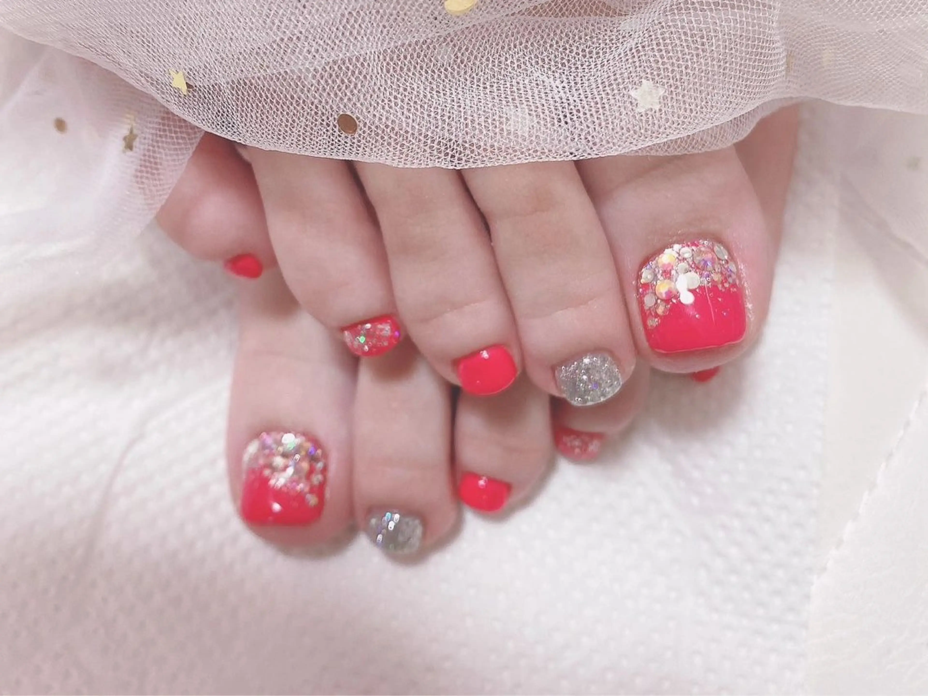 ネイル フットネイル ジョリ kasumi🌹💅のネイルデザイン