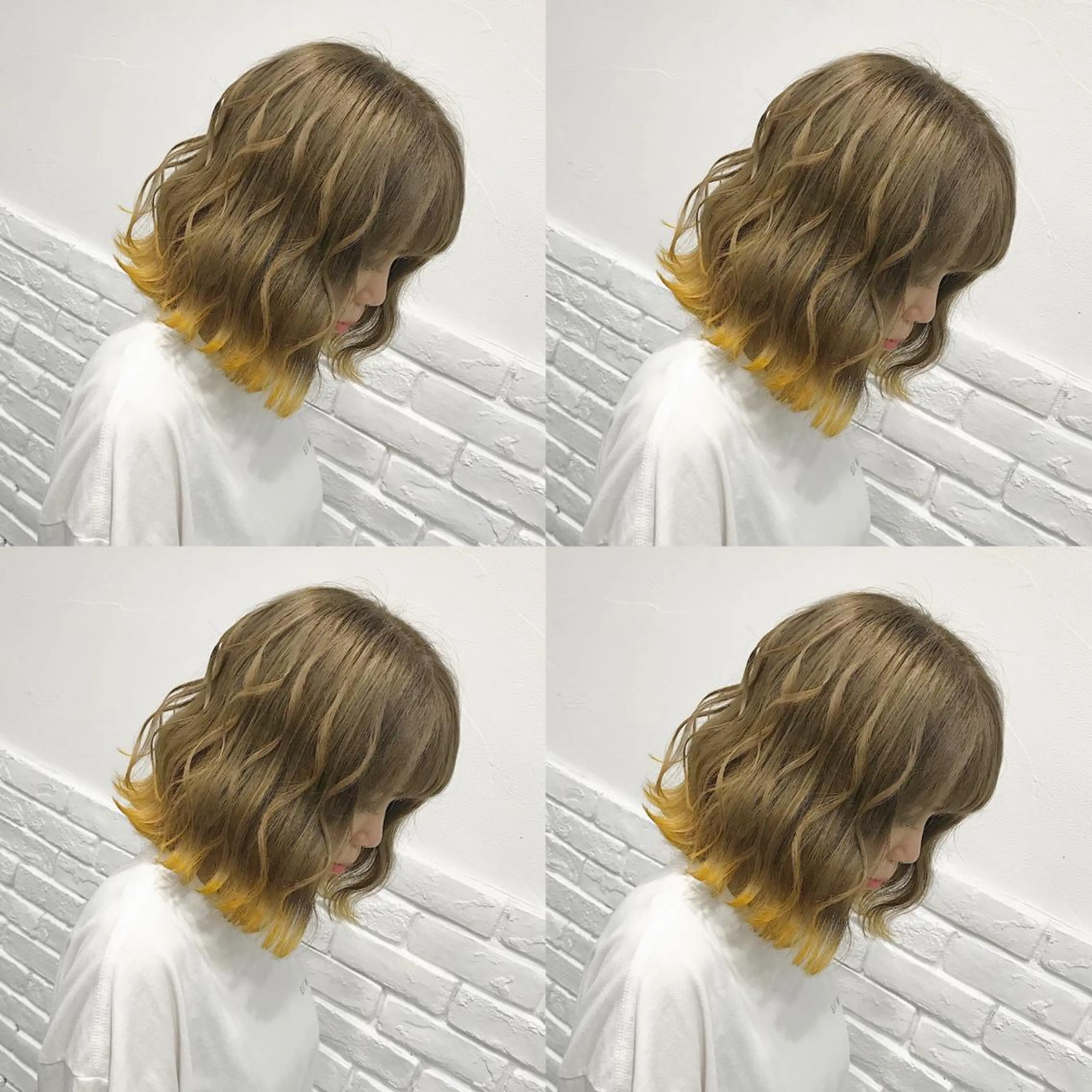 ミディアム カラー ヘアアレンジ ヘアカラー トリートメント ブリーチ/ヘアケア 🪞TAKUMA🪞のヘアスタイル