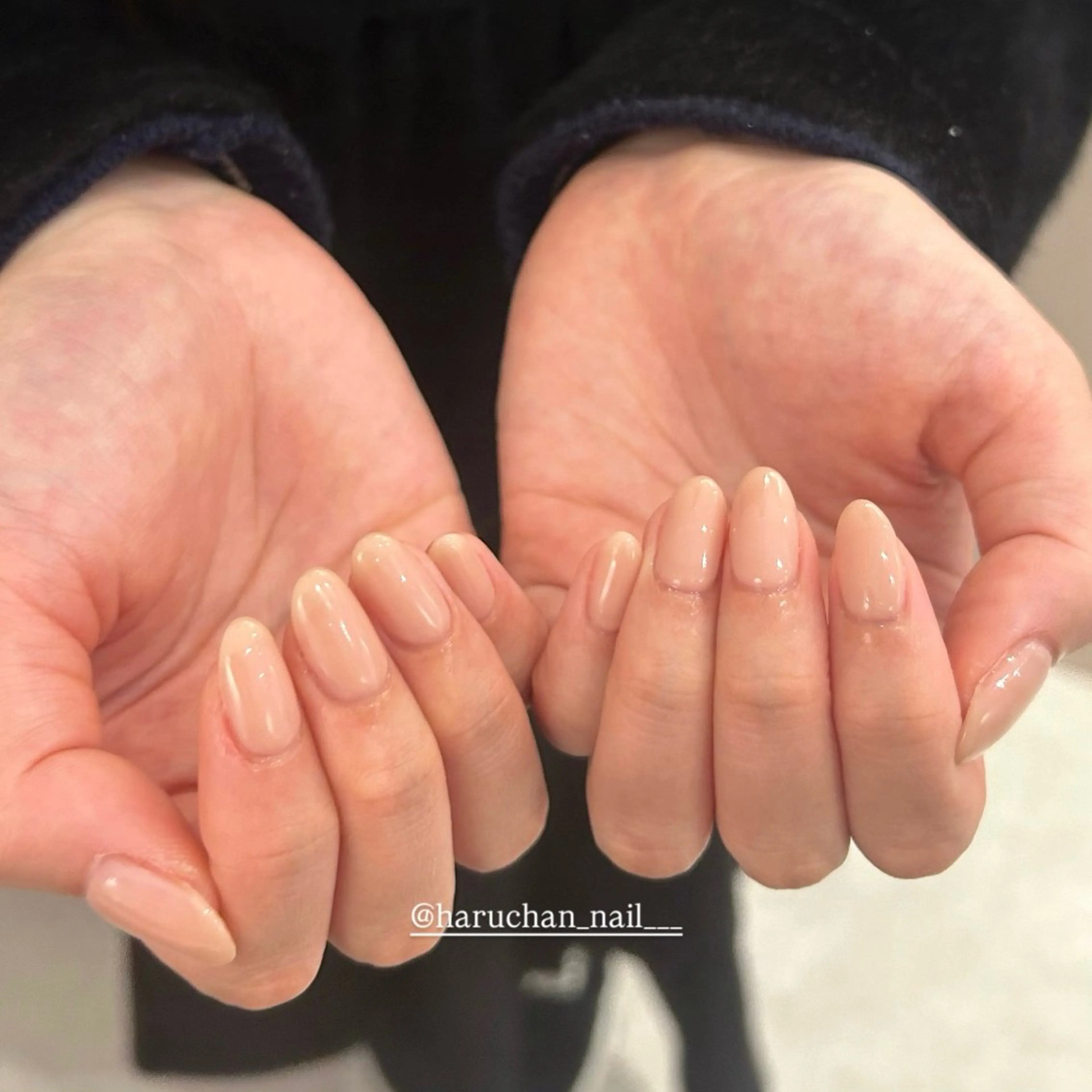 ネイル ワンカラーネイル Luludi所属・Luludi はるなのネイルデザイン