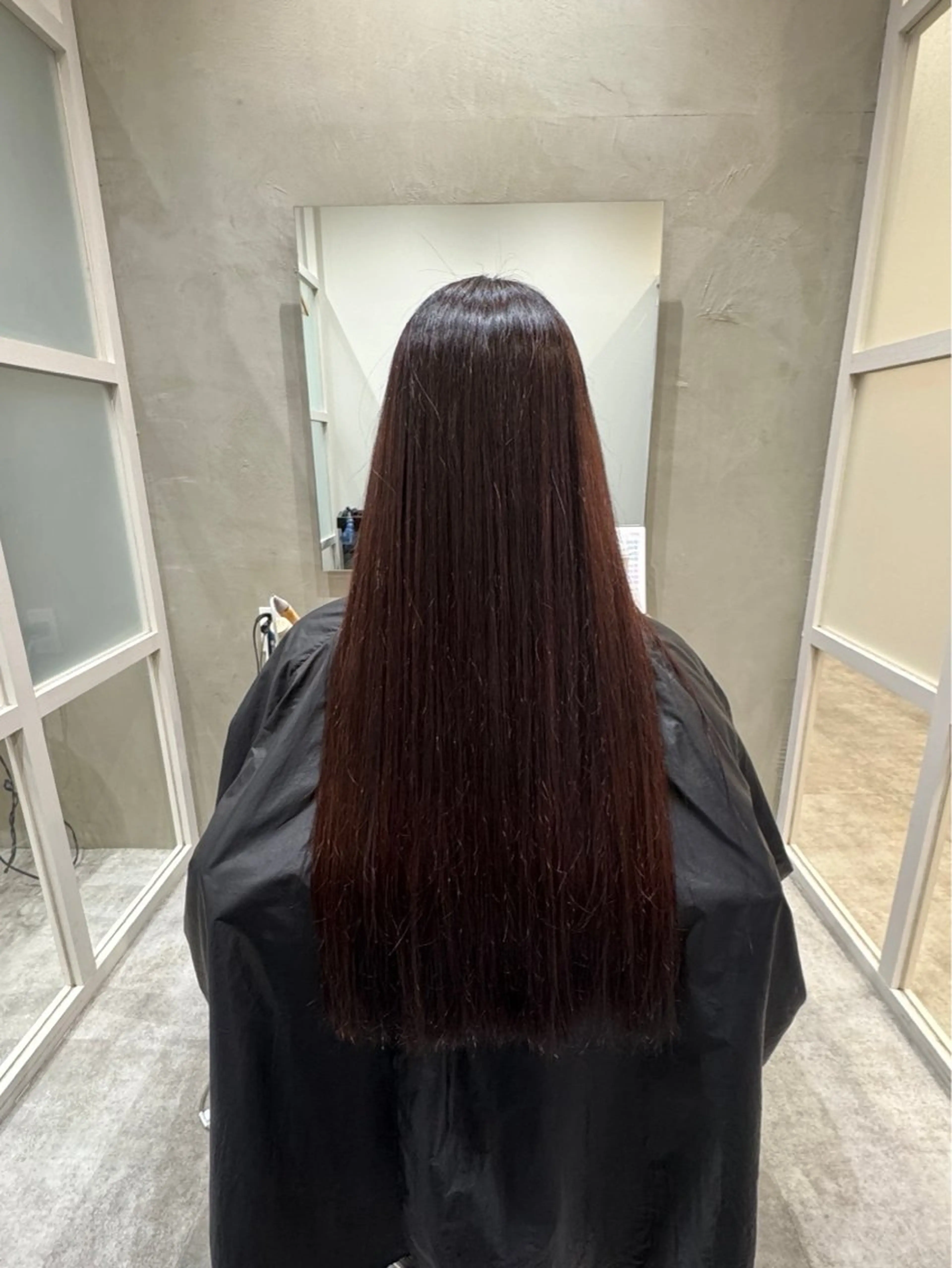 カット＋うるつや髪質改善縮毛矯正＋トリートメントの写真