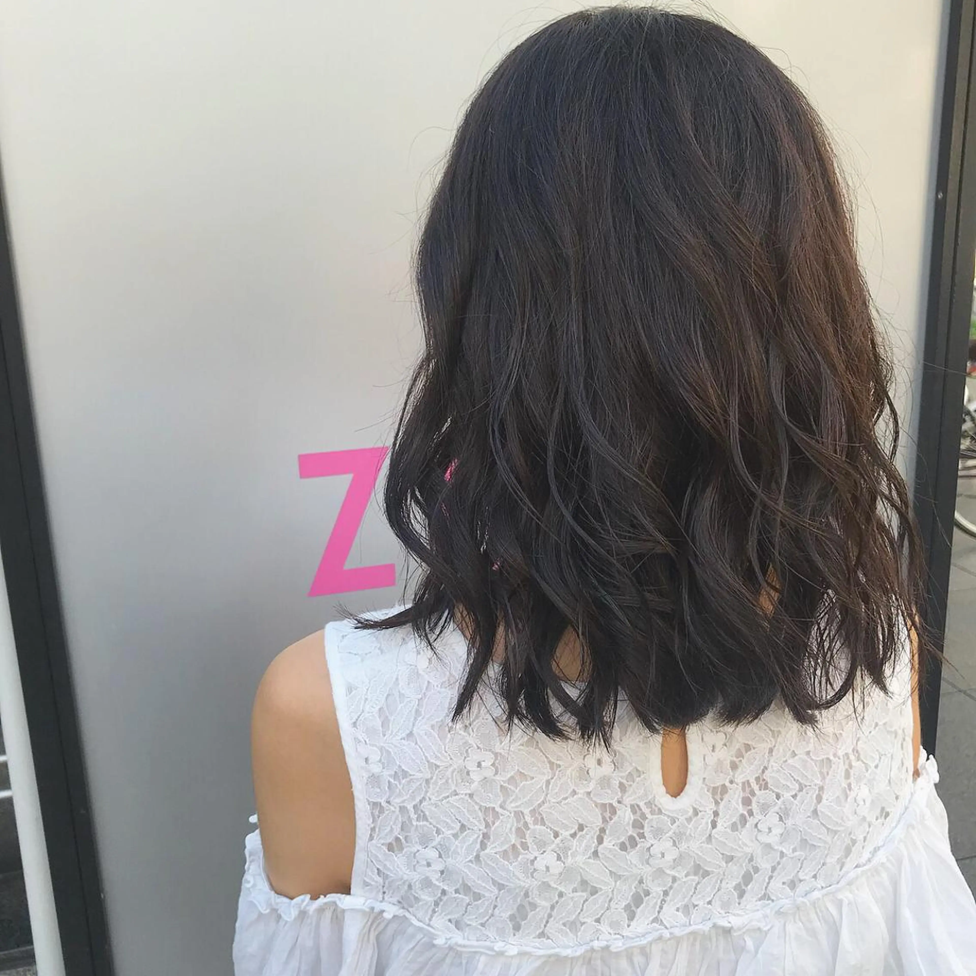 セミロング カラー ブラウンカラー AMI ウルフパーマ/メンズのヘアスタイル