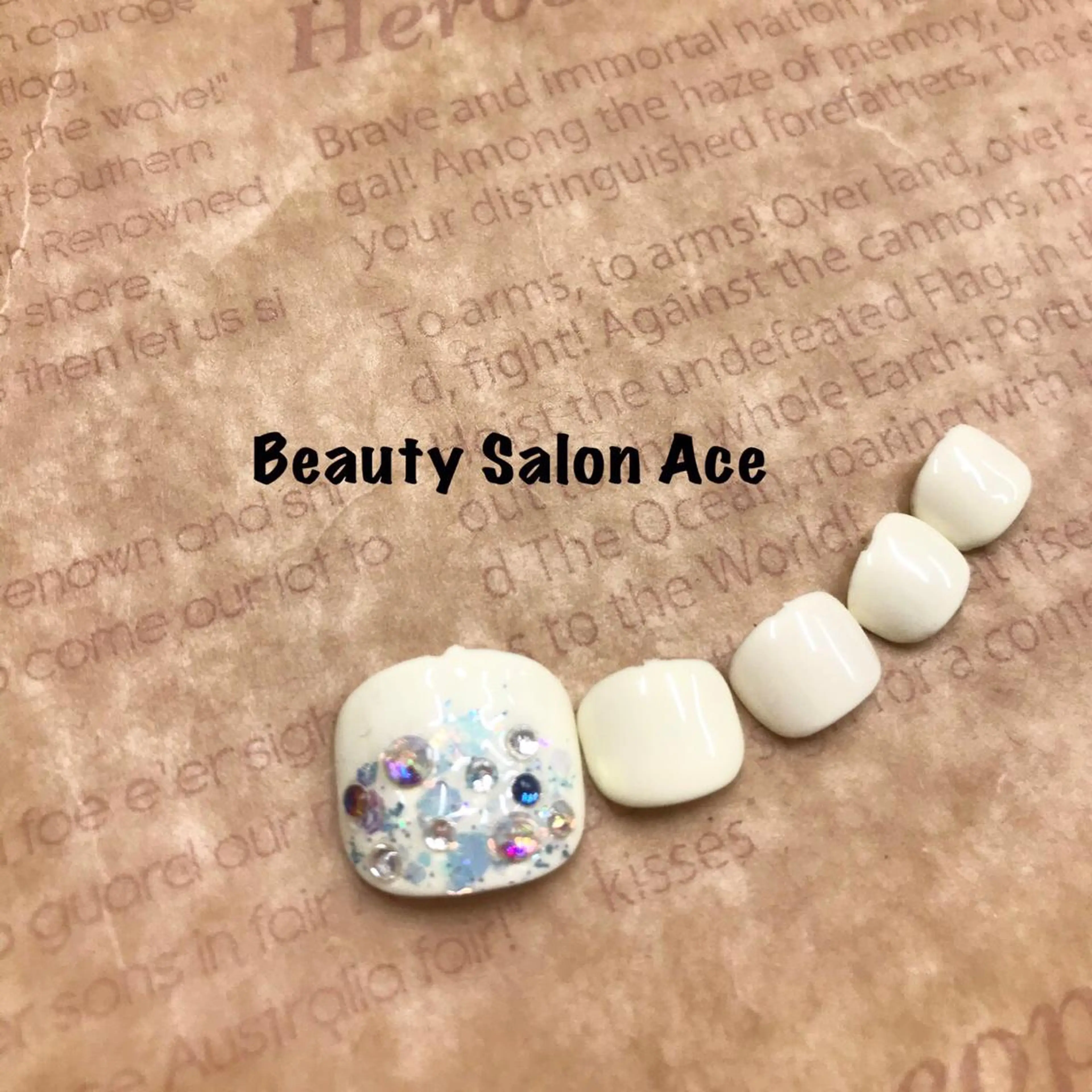 ネイル フットネイル Beauty Salon Ace（ネイルサロン　エース）所属・池袋フィルイン Ace♡長さだしのネイルデザイン