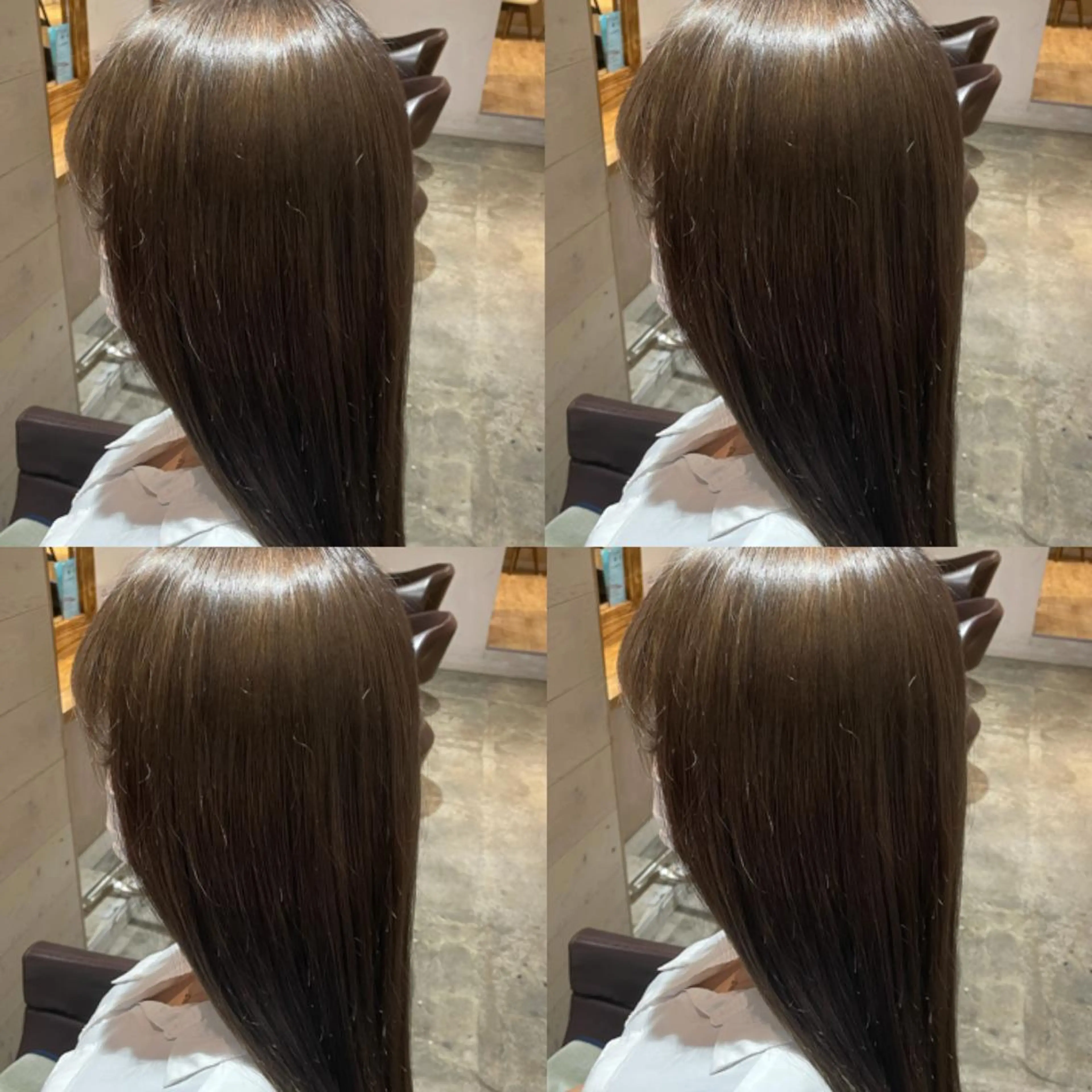 セミロング カラー カット ヘアカラー Minami. 🩵 再現性特化ヘアのヘアスタイル