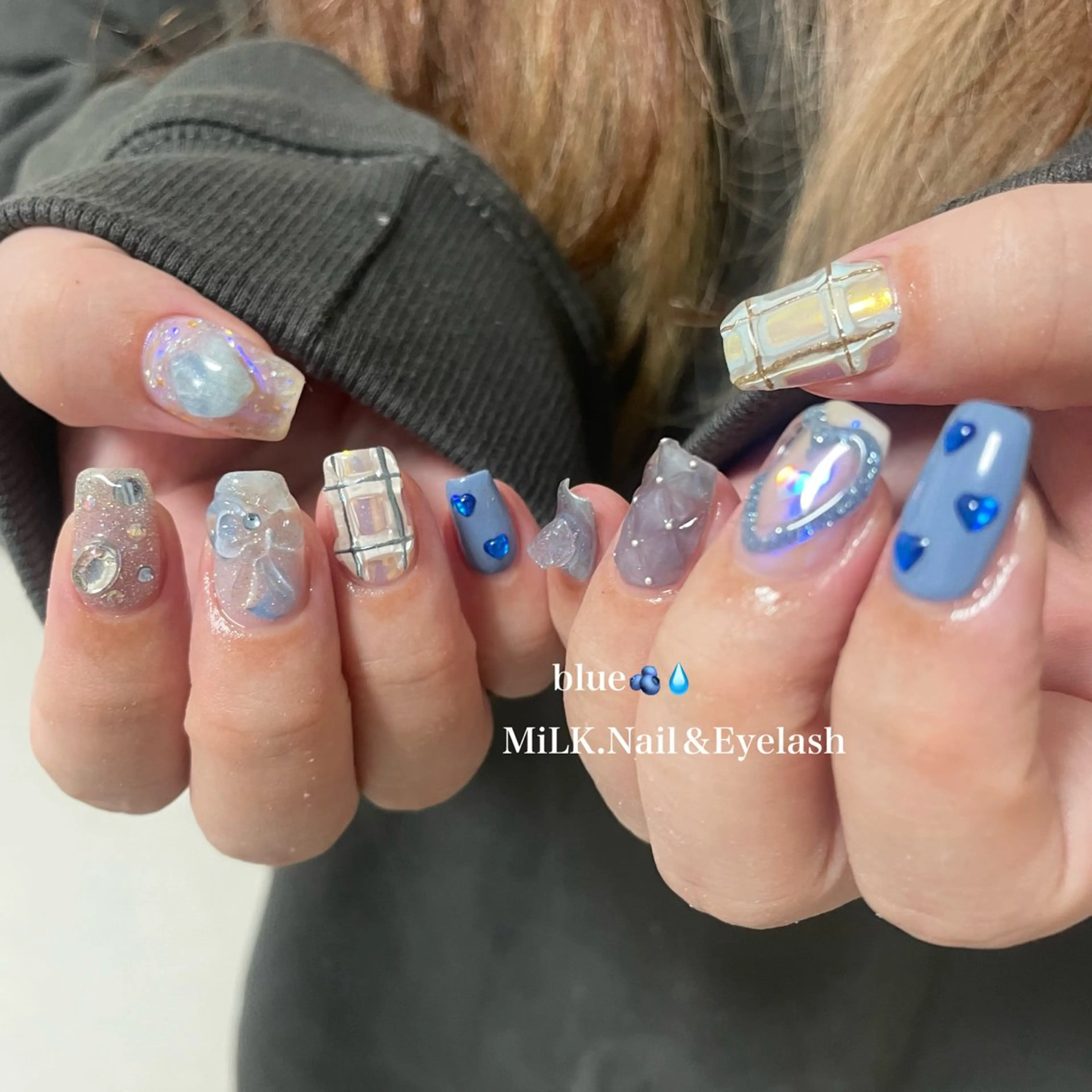 ネイル ハンドネイル MiLK.   Nail&Eyelash所属・MiLK. wakaのマツエク・マツパデザイン