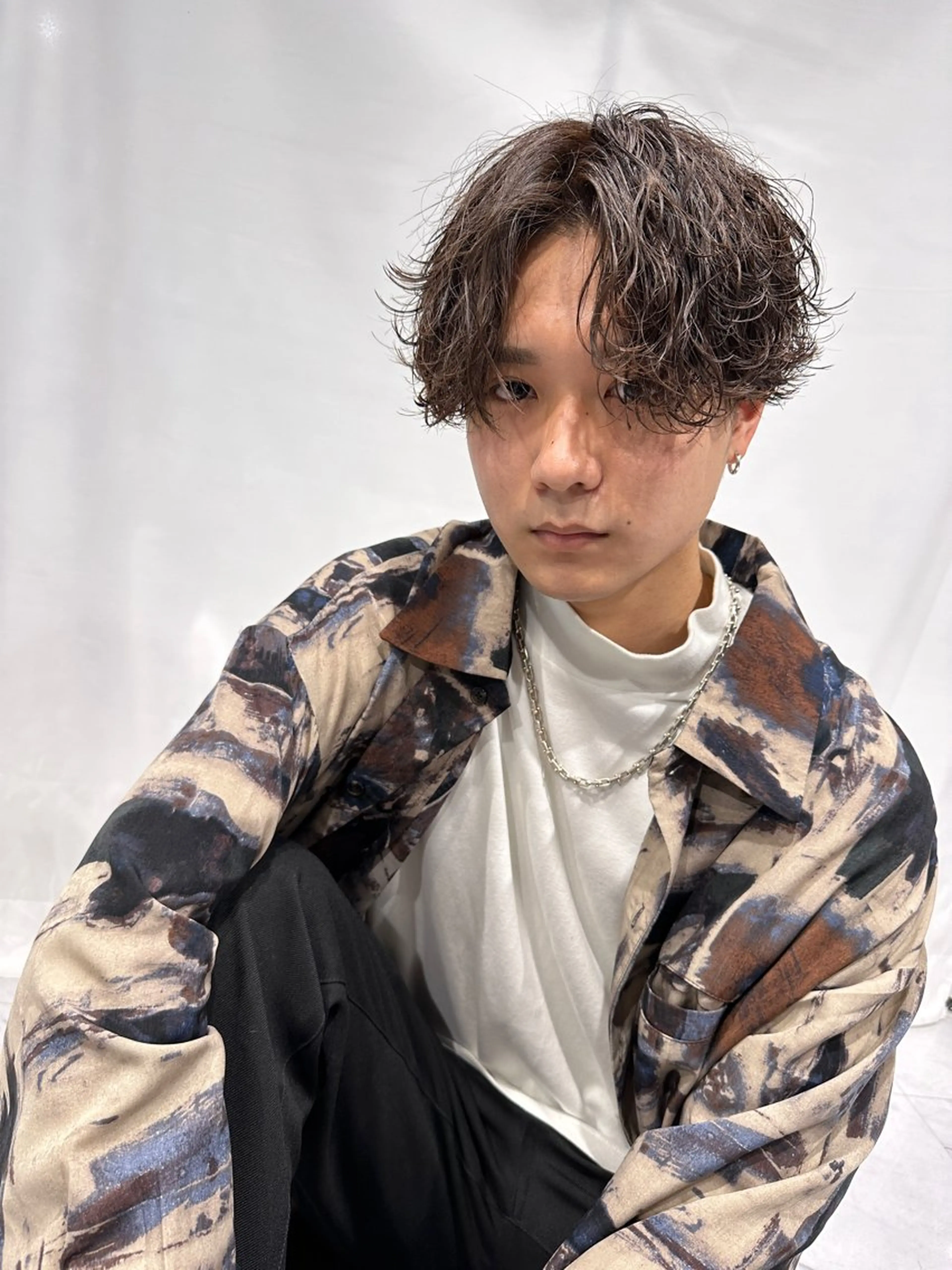 ショート パーマ メンズ 【メンズサロン】 BLUCK 横浜のヘアスタイル