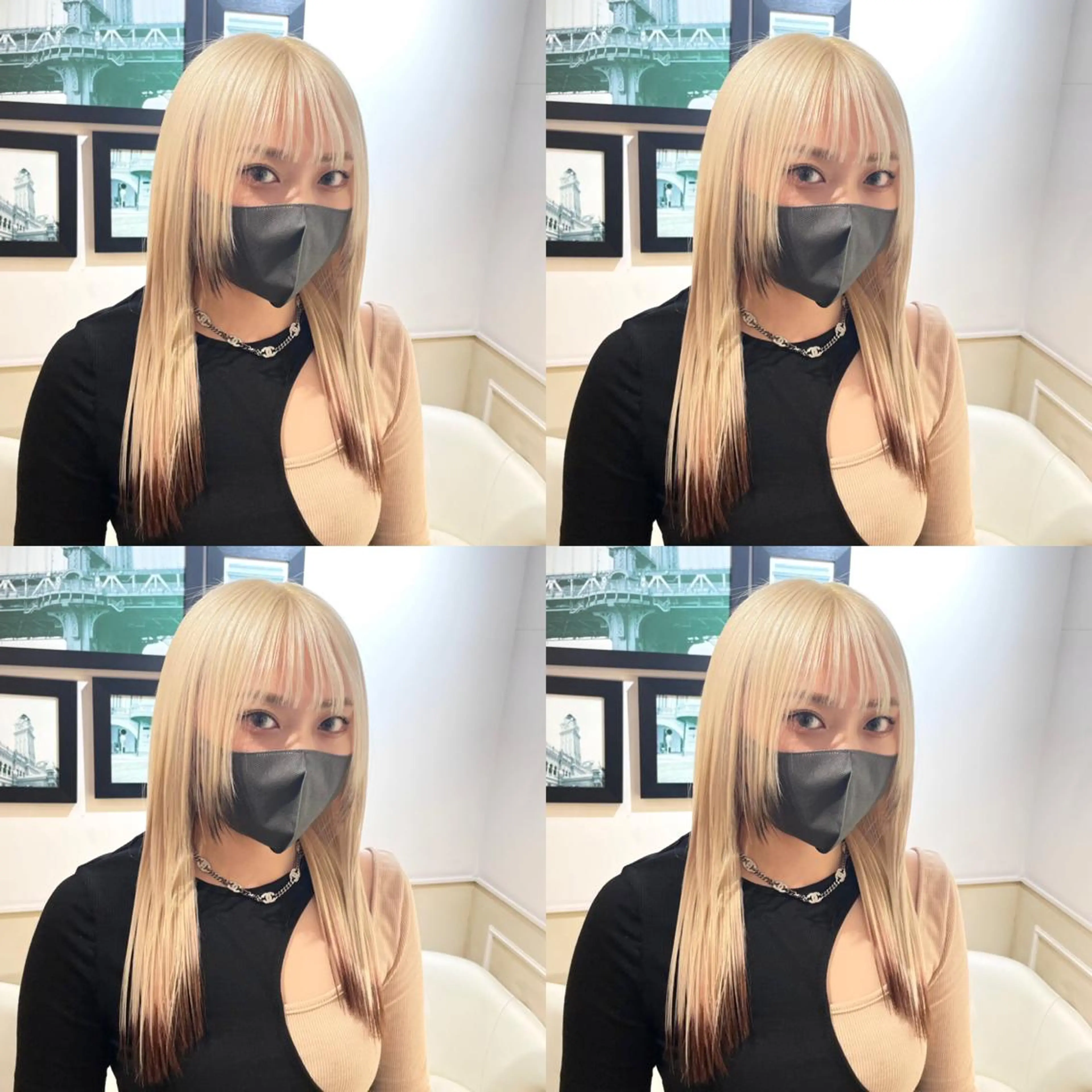 ロング カラー 抜きっぱなしブロンド ブロンド 🌟トップデザイナー 高橋🌟のヘアスタイル