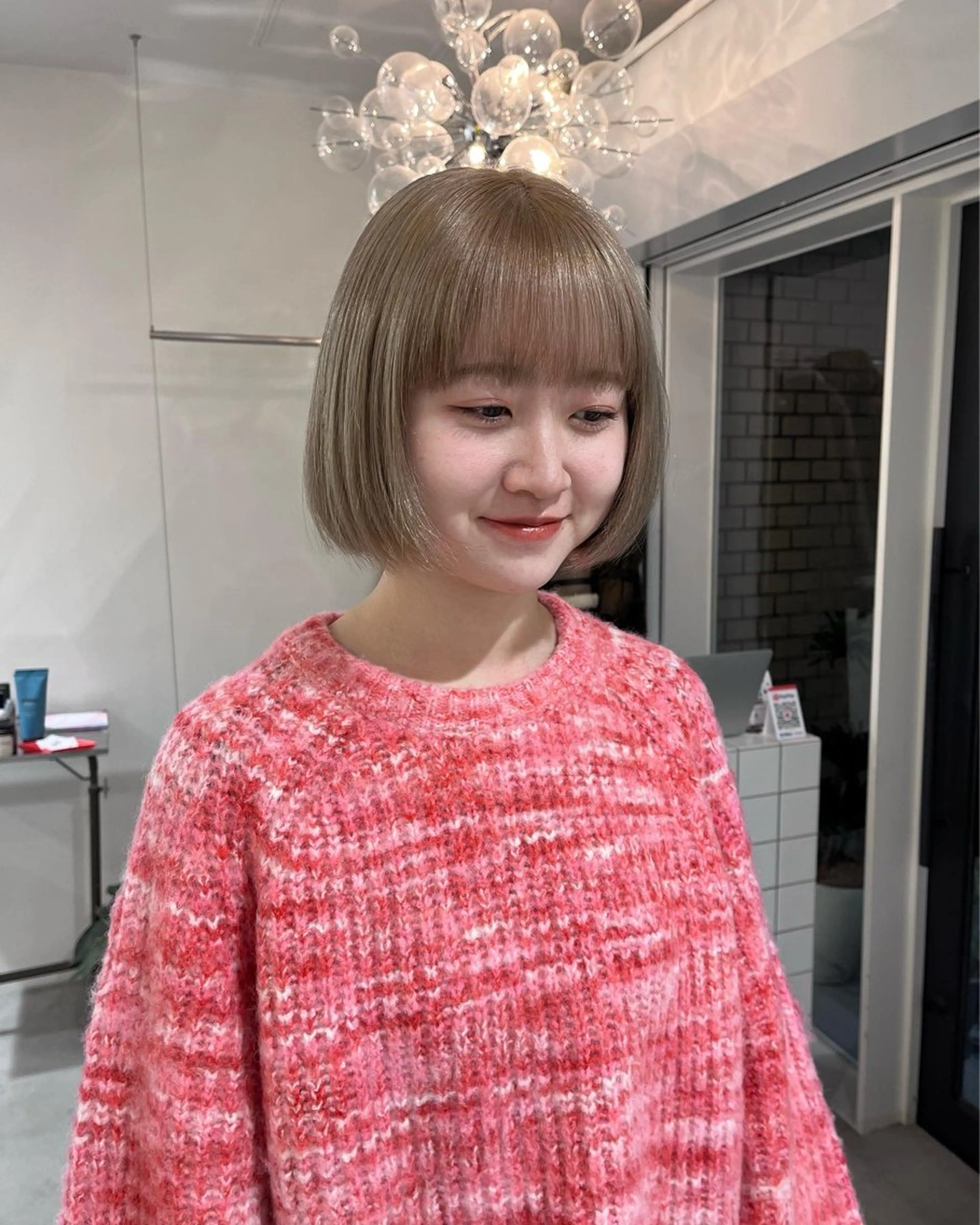 ショート カラー 文字 遼哉のヘアスタイル