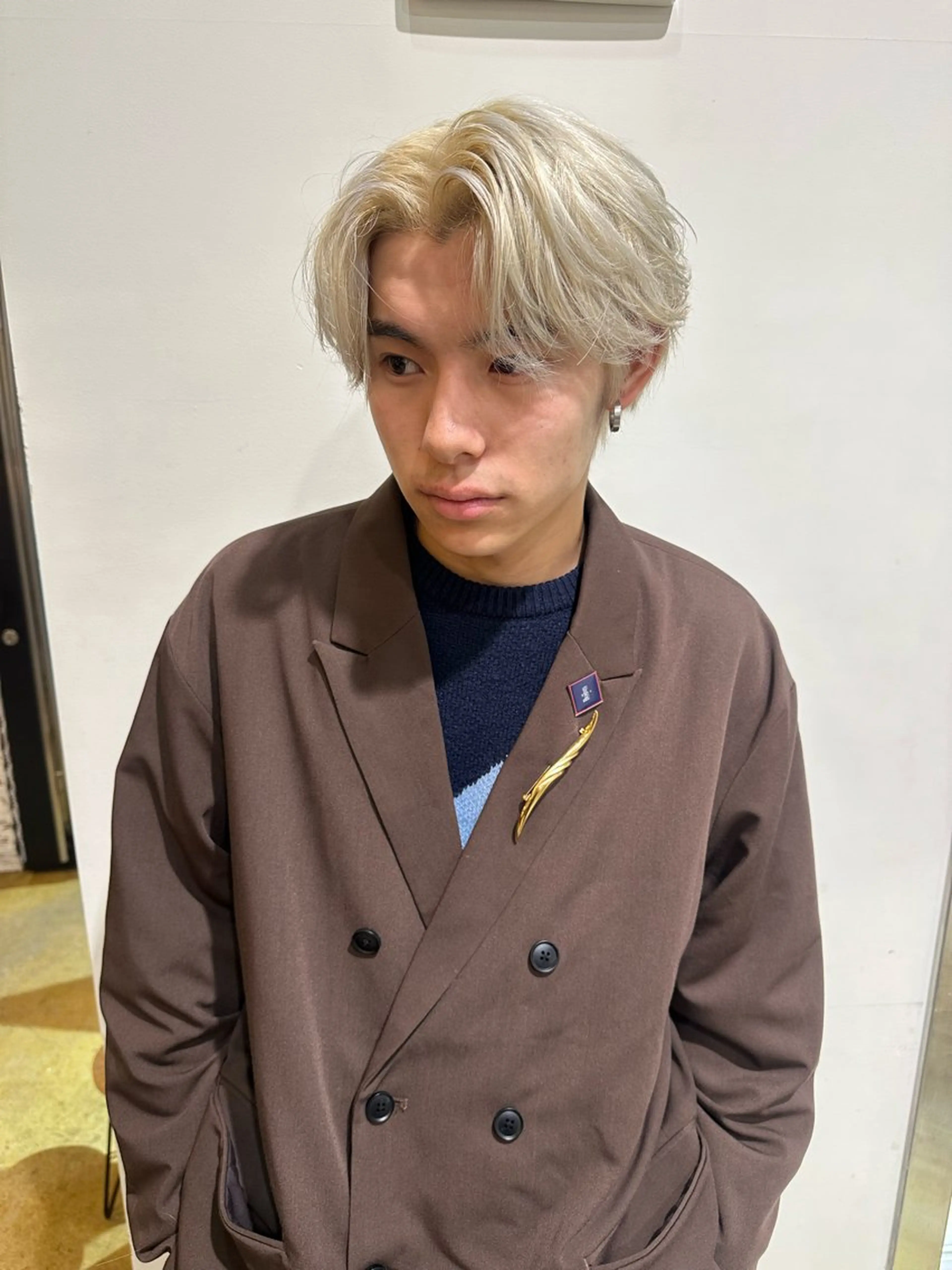 メンズ メンズブリーチ 酒徳 唯斗のヘアスタイル