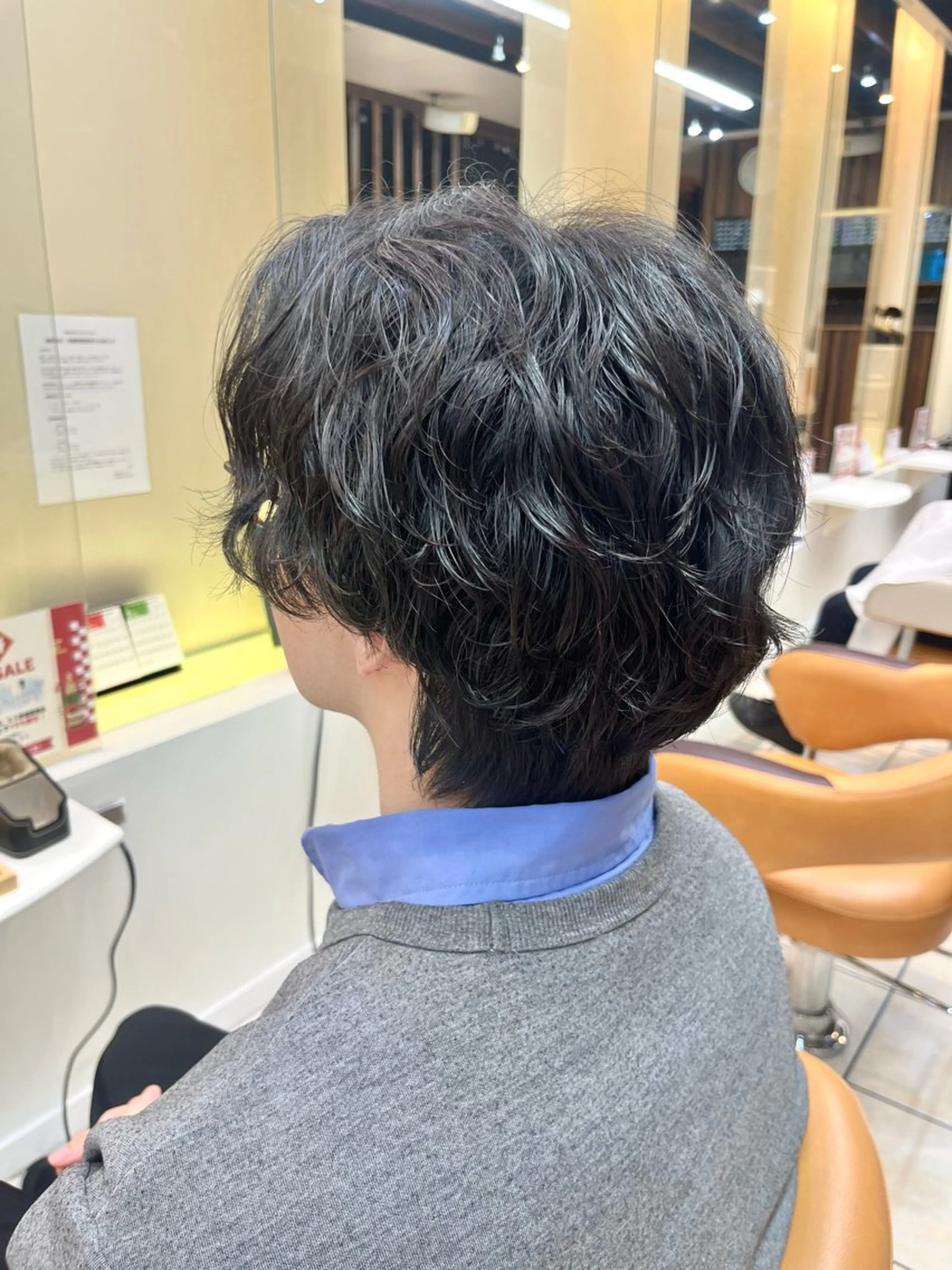 ショート パーマ メンズ メンズパーマ カット パーマ メンズ特化/パーマ/ 髪質改善　高野奨馬のヘアスタイル