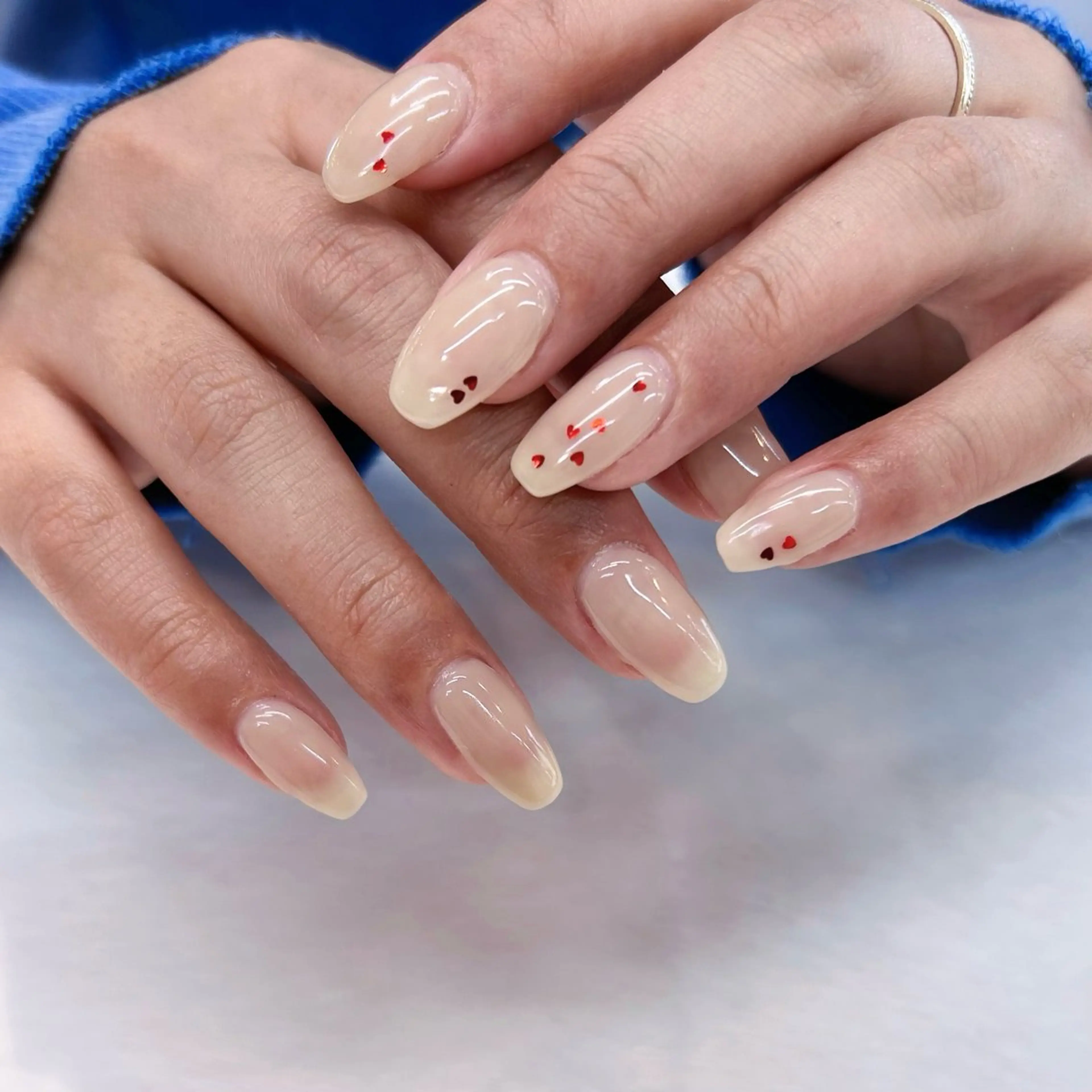 ネイル バレンタイン 狭間 GRANBEAUTYのネイルデザイン