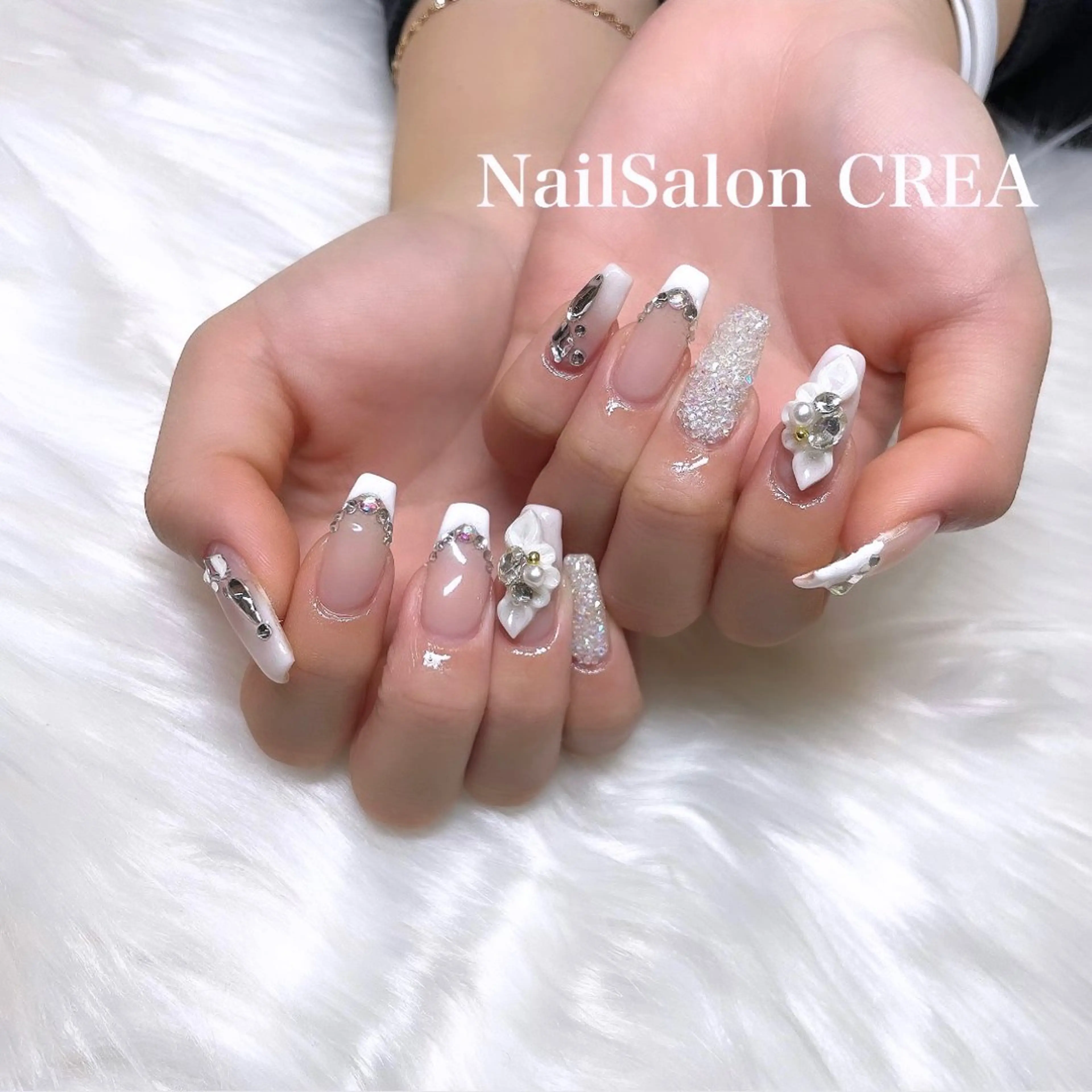 ネイル 成人式 ハンドネイル NailSalon CREAのネイルデザイン