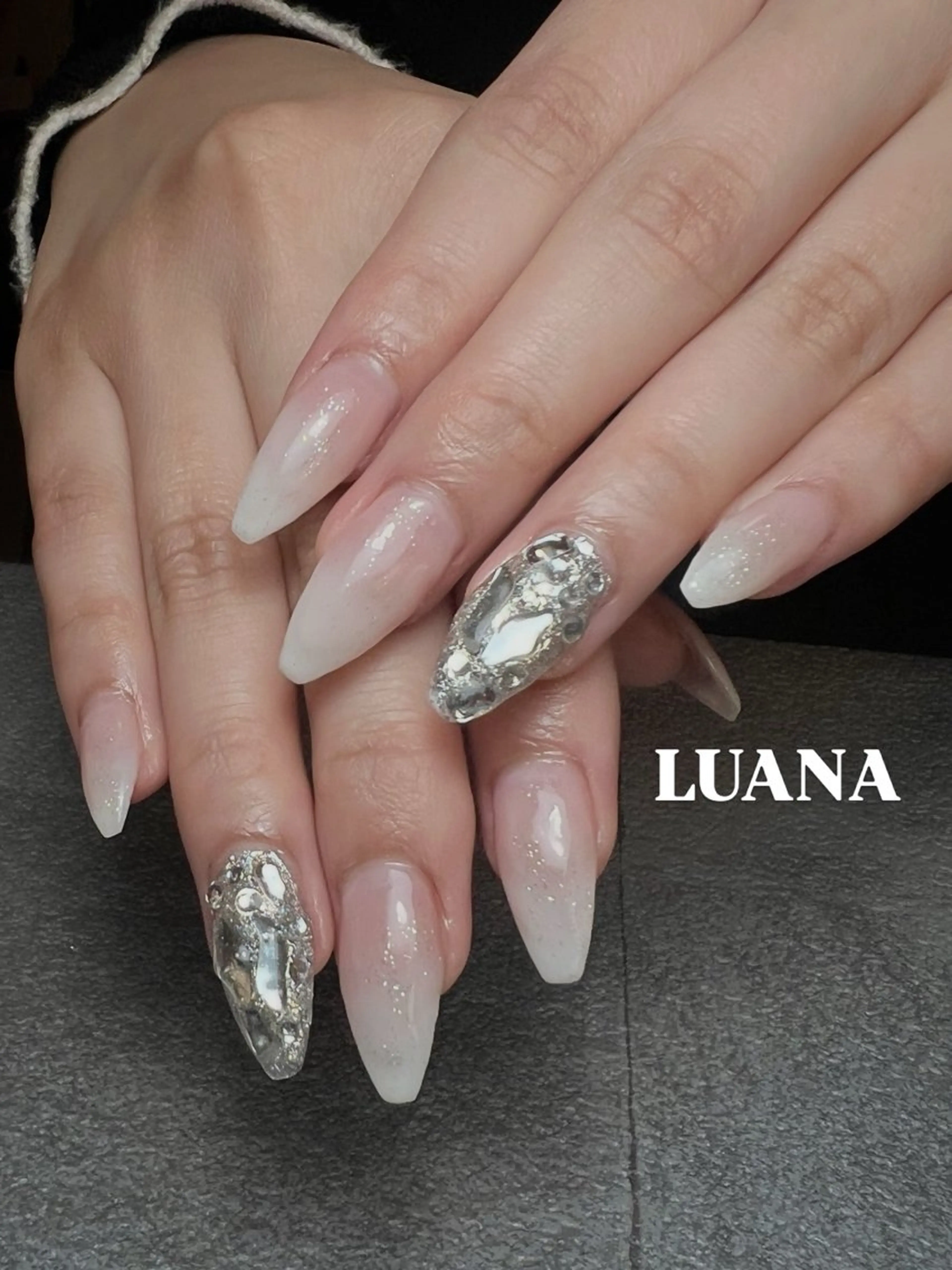 ネイル フラッシュネイル ハンドネイル nail salon LUANAのネイルデザイン