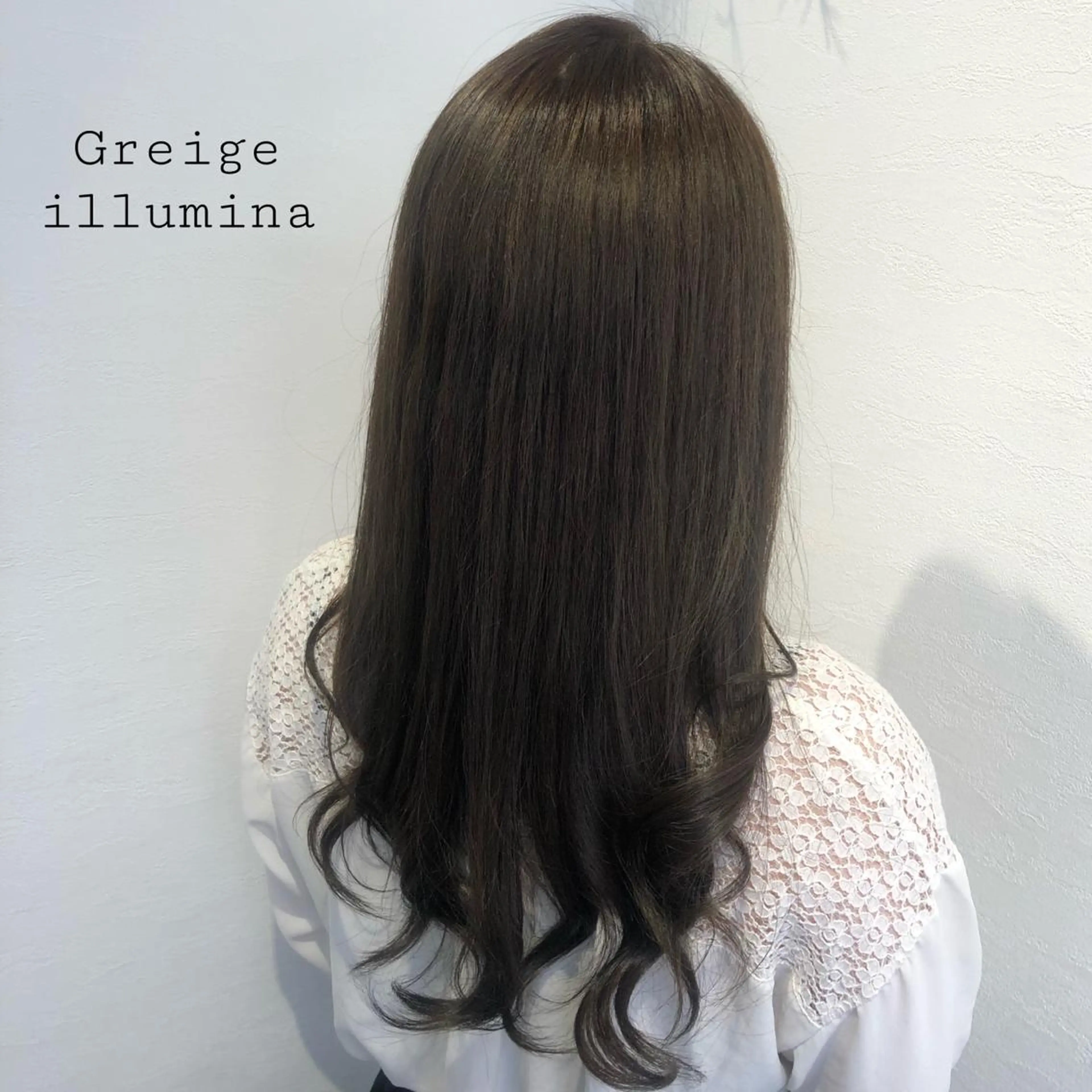 ロング カラー グレージュ イルミナカラー ヘアカラー トリートメント 似合わせカラー✨人気 荻窪🌈川端風子のヘアスタイル