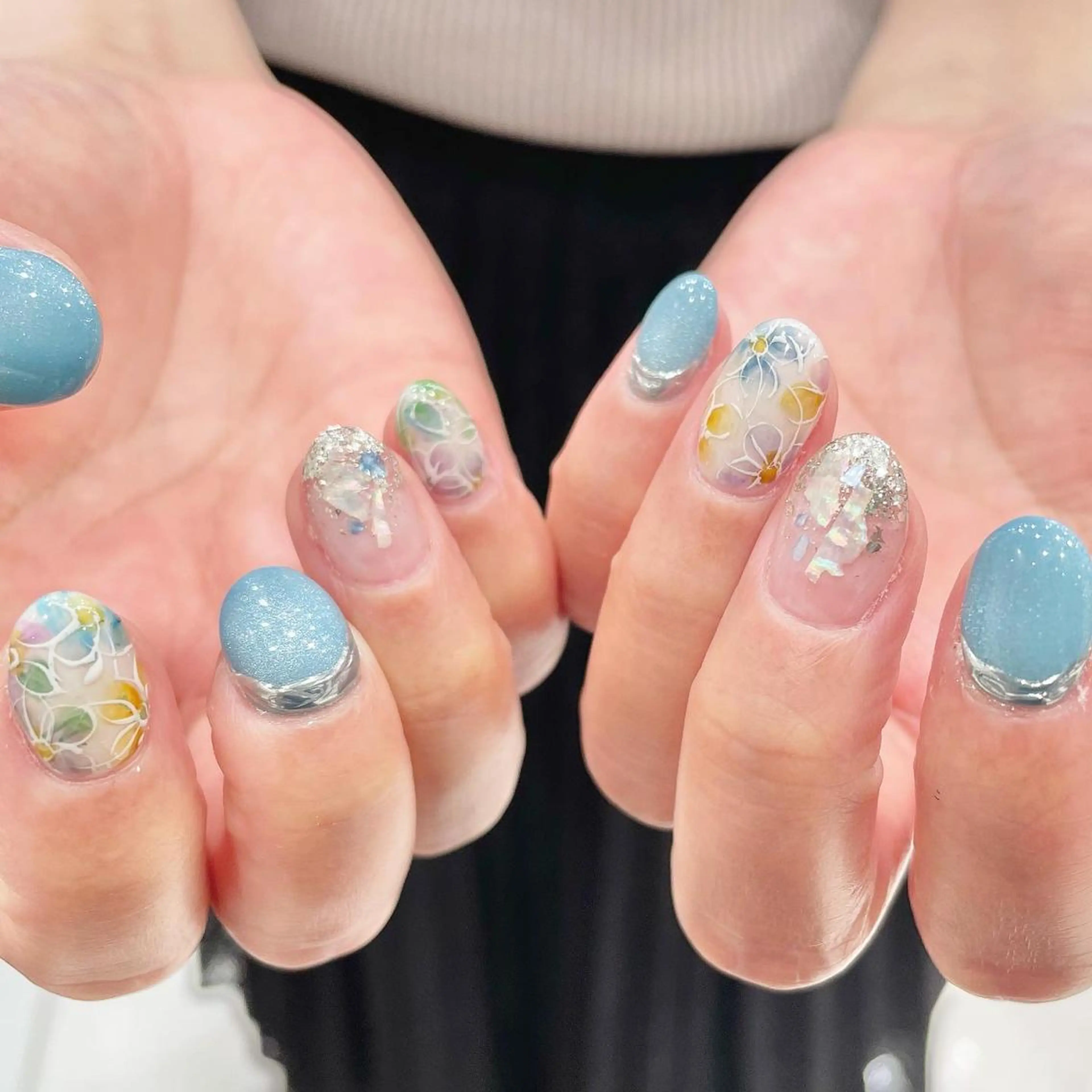 ネイル ハンドネイル Ash関内ネイリスト 荒木のネイルデザイン