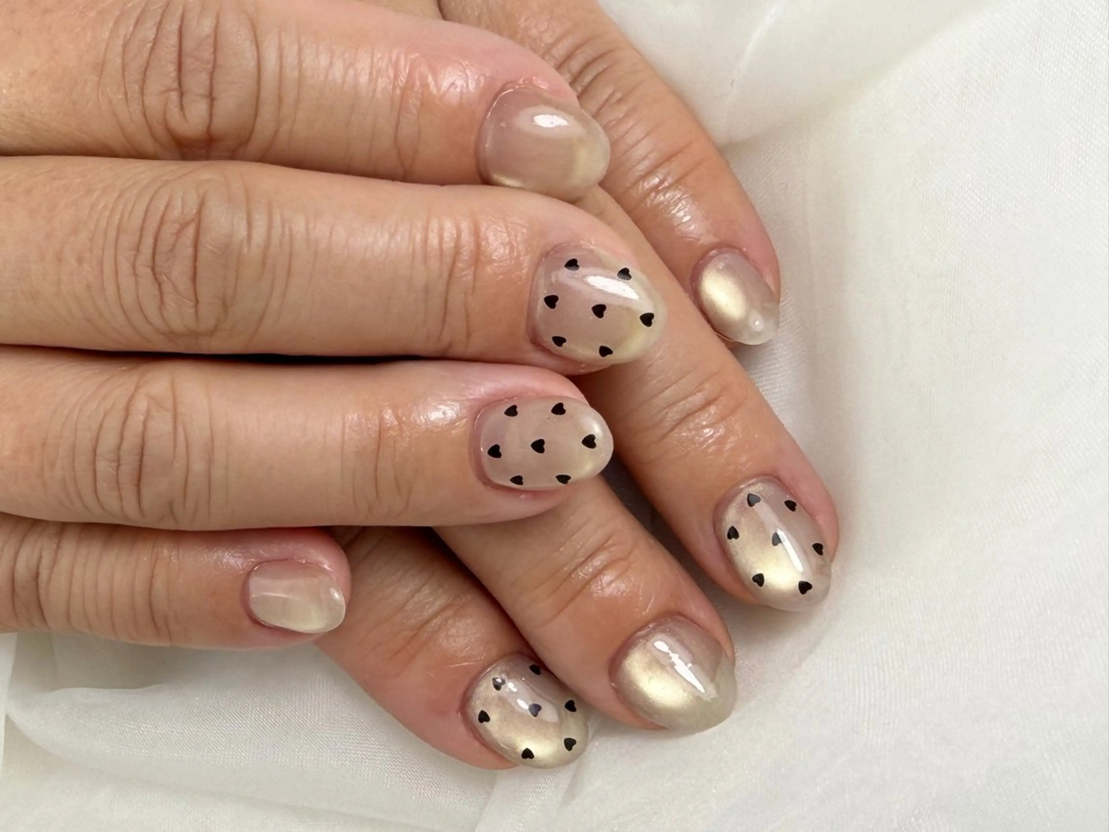 ネイル マグネットネイル ハンドネイル MIKA ♡のネイルデザイン