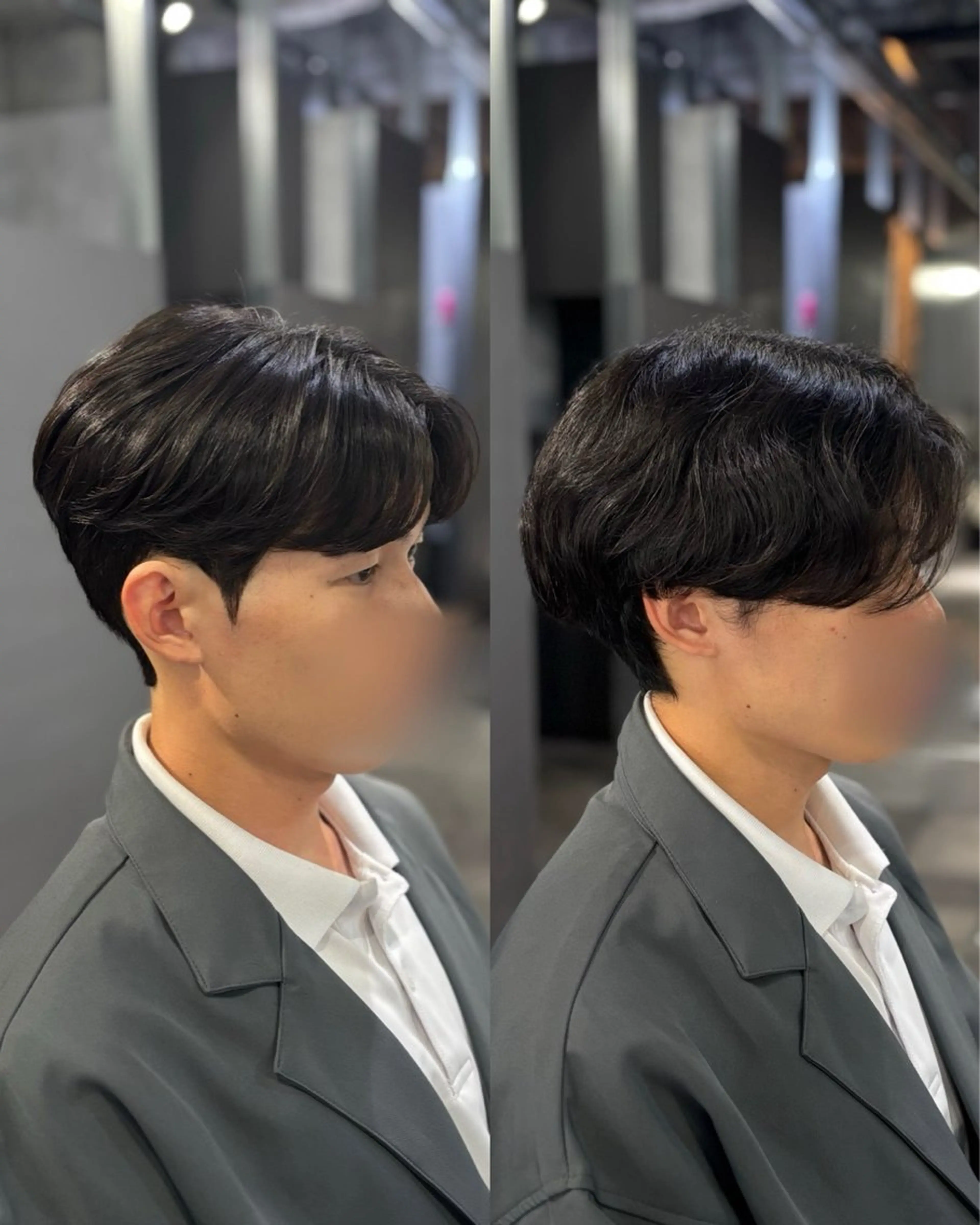ショート パーマ メンズ 韓国メンズヘア/ ダウンパーマ/歩夢のヘアスタイル