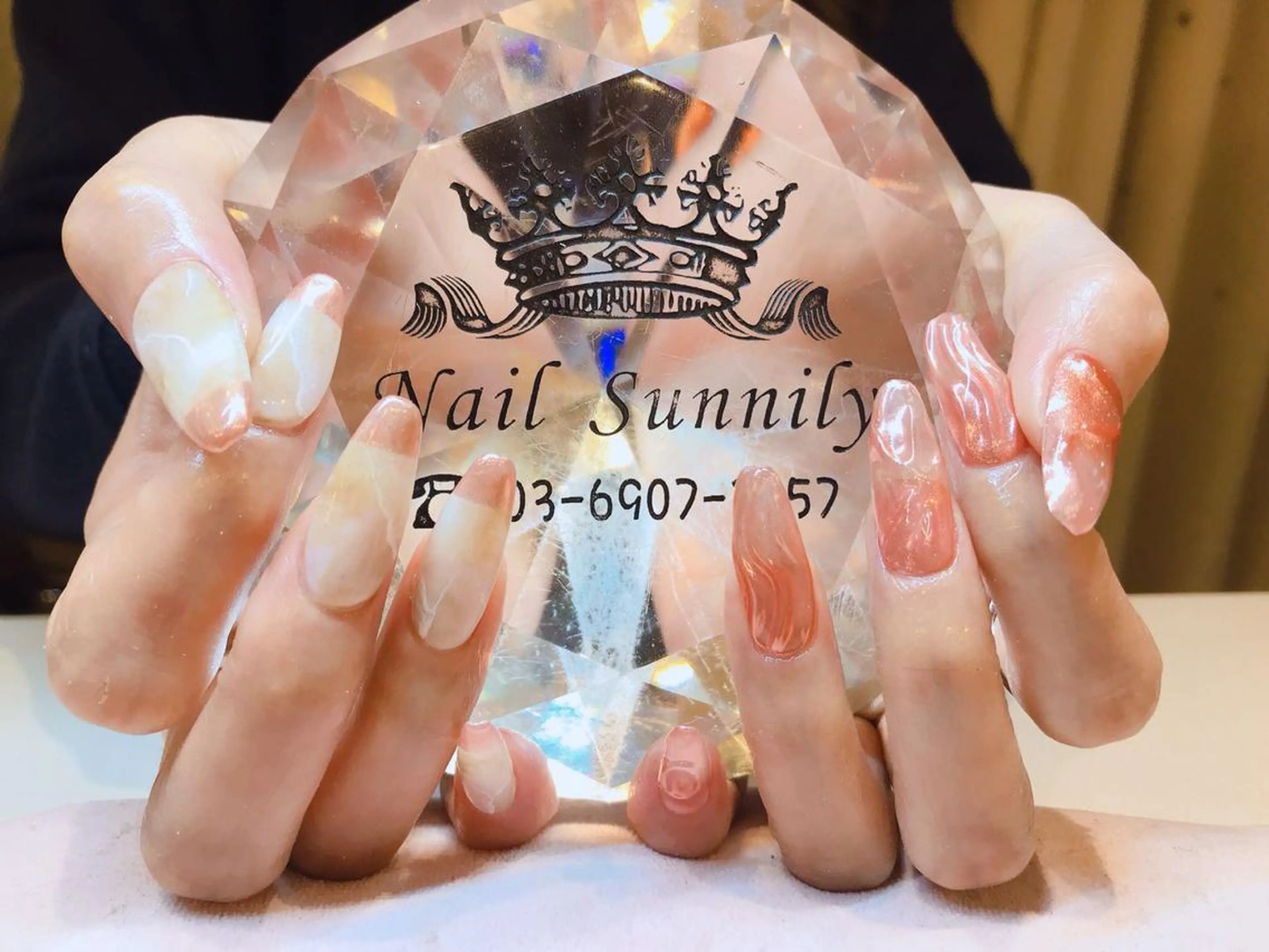 ネイル 長さだし専門店 M2　rikaのネイルデザイン