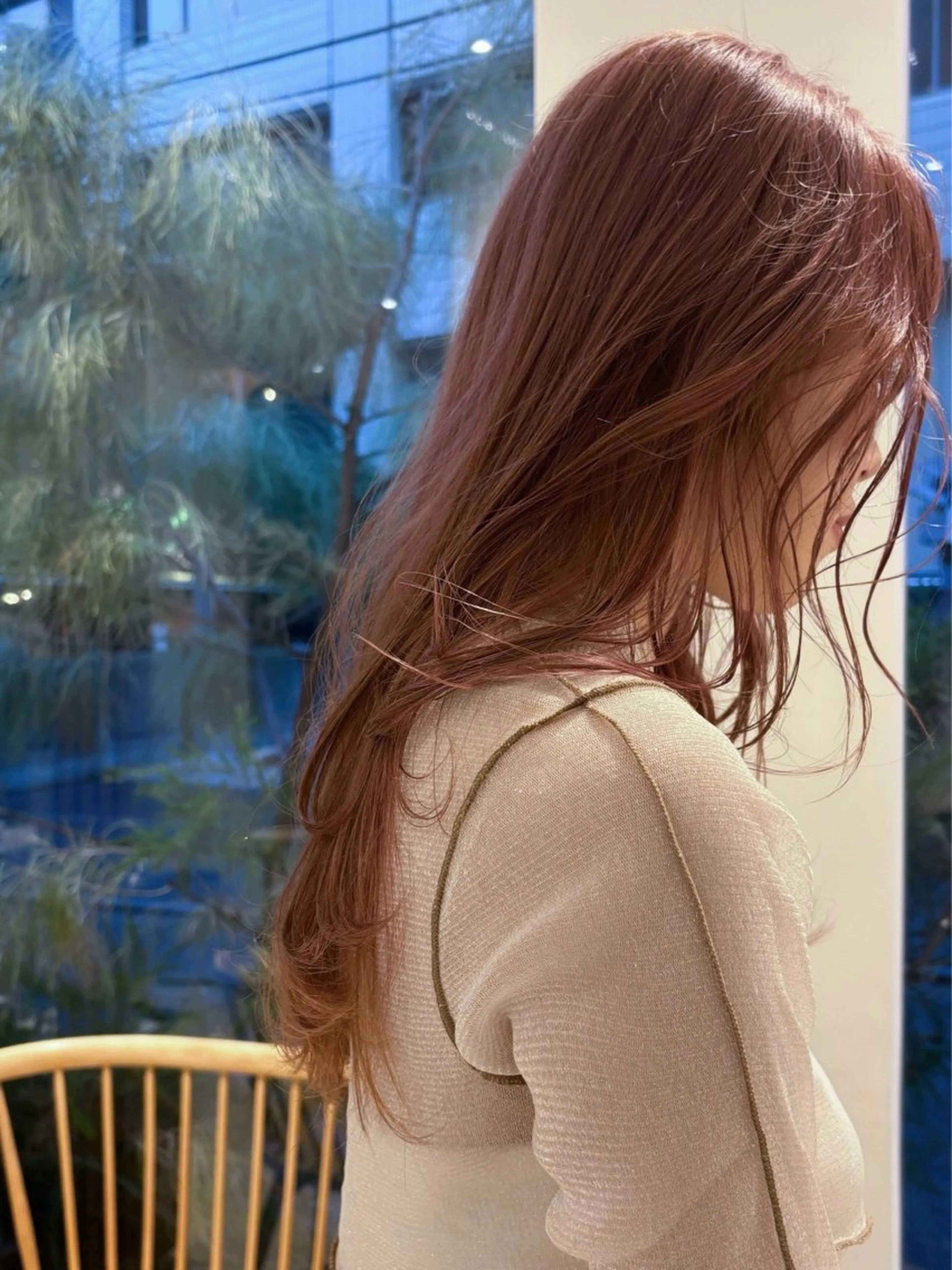 ロング カット ヘアカラー トリートメント 🍑透明感hair ・NENE🍑のヘアスタイル