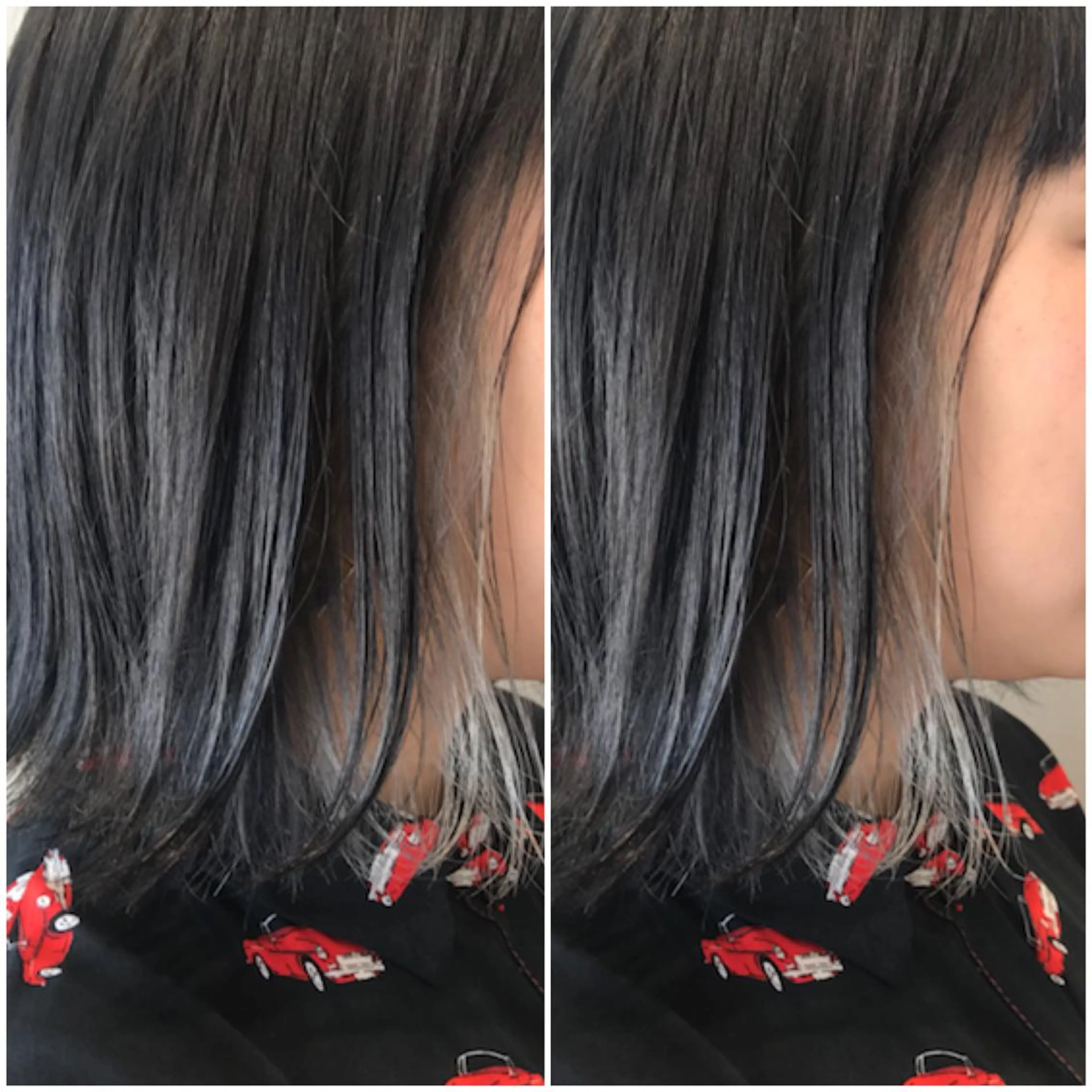 ミディアム カラー ヘアアレンジ ブリーチ 上品な透明感カラー/ 表参道/MIKUのヘアスタイル