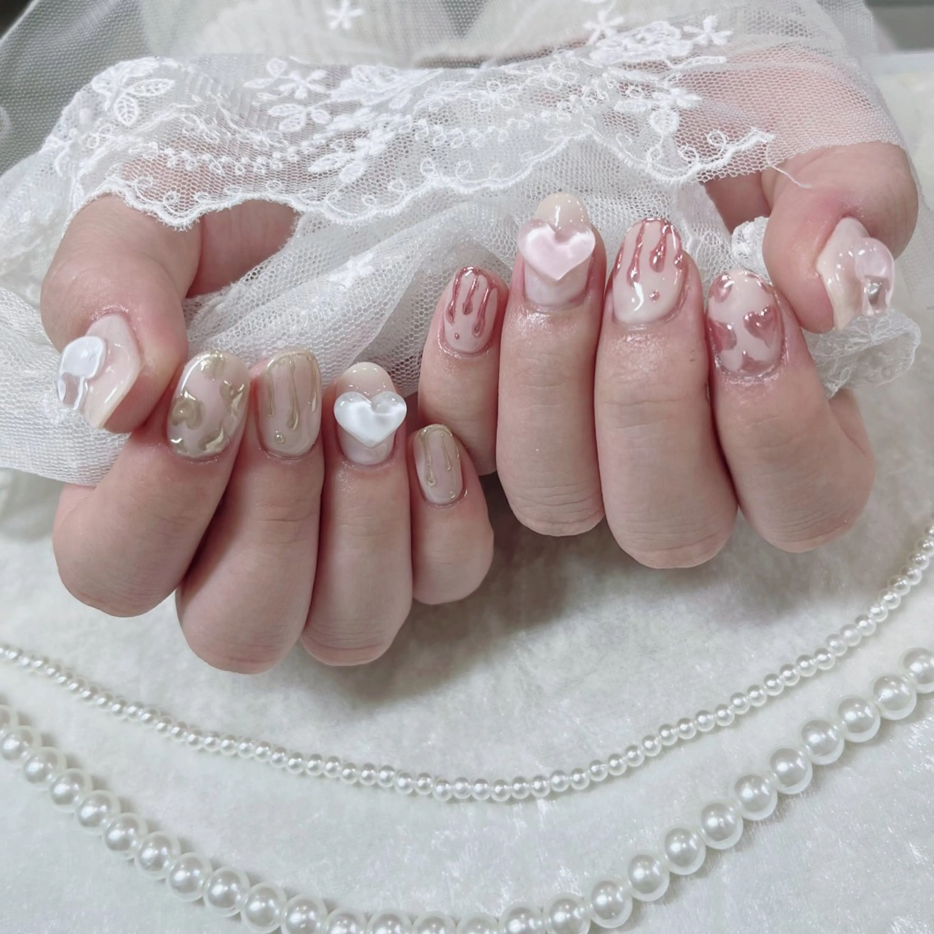 ネイル ハンドネイル Maya 🧊🫧‪のネイルデザイン