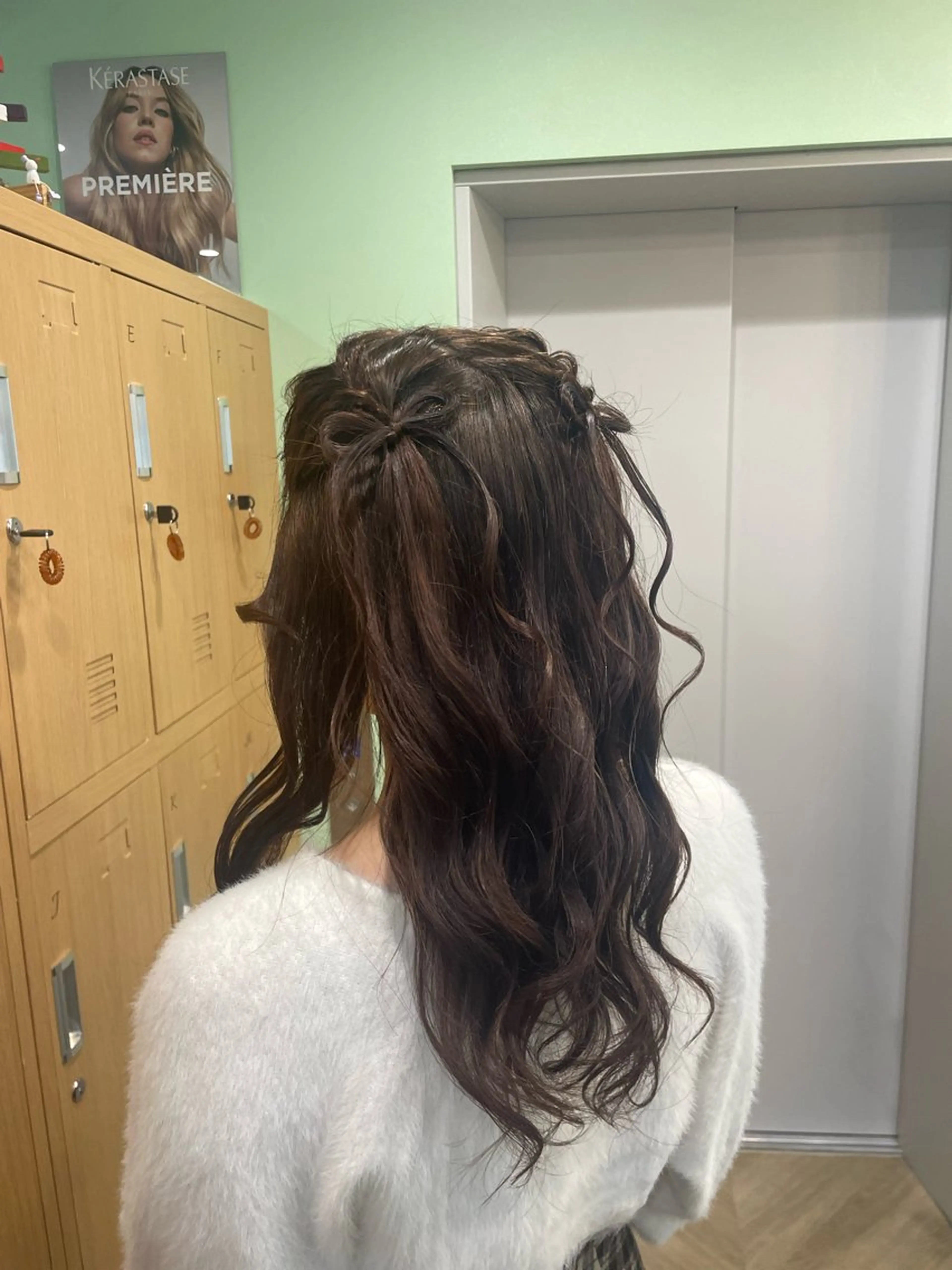 セミロング 暖色カラー💞🎀 ゆいのヘアスタイル