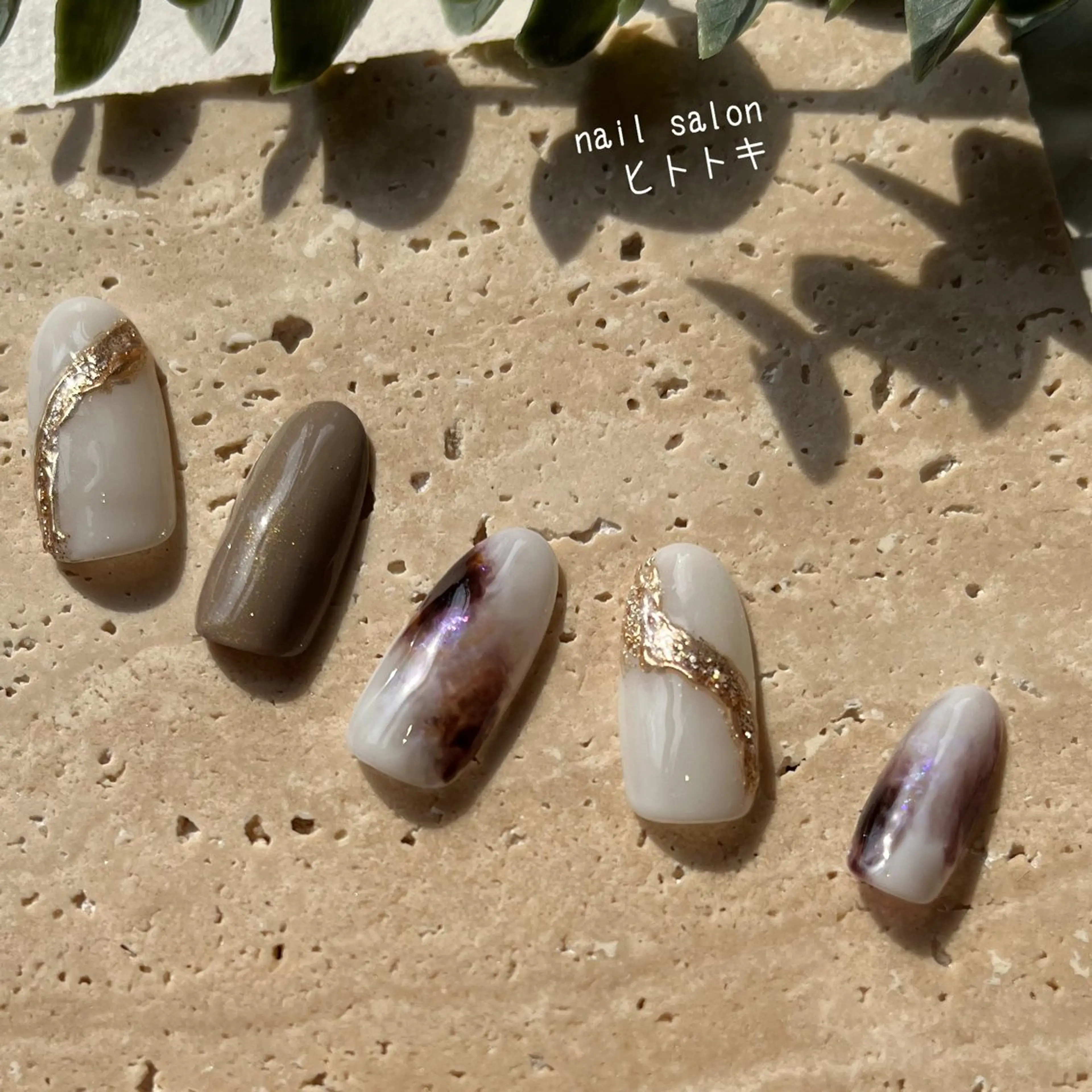 ネイル べっ甲ネイル yukko Nのネイルデザイン