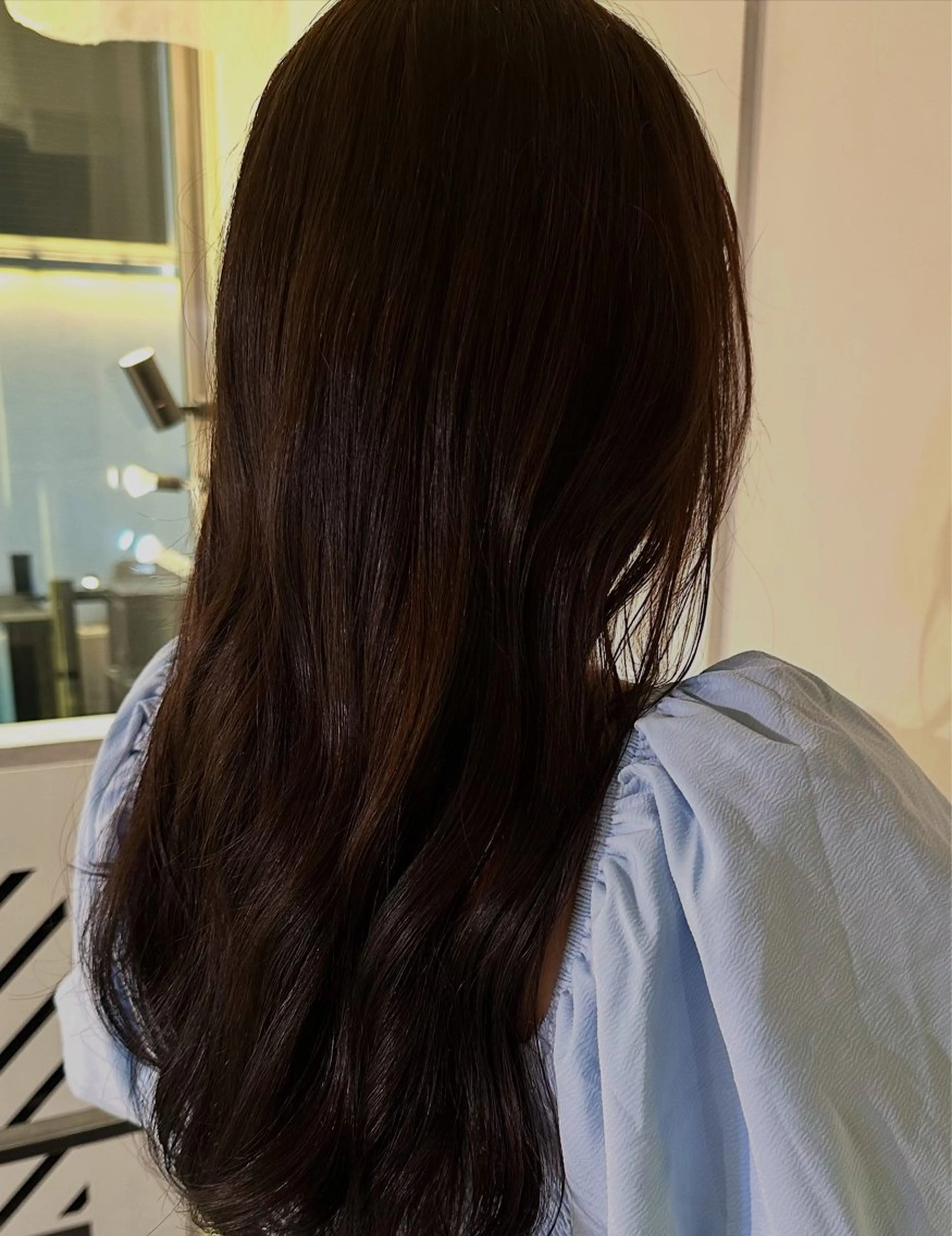 ロング カラー ブラウンカラー Reina 札幌美容師のヘアスタイル