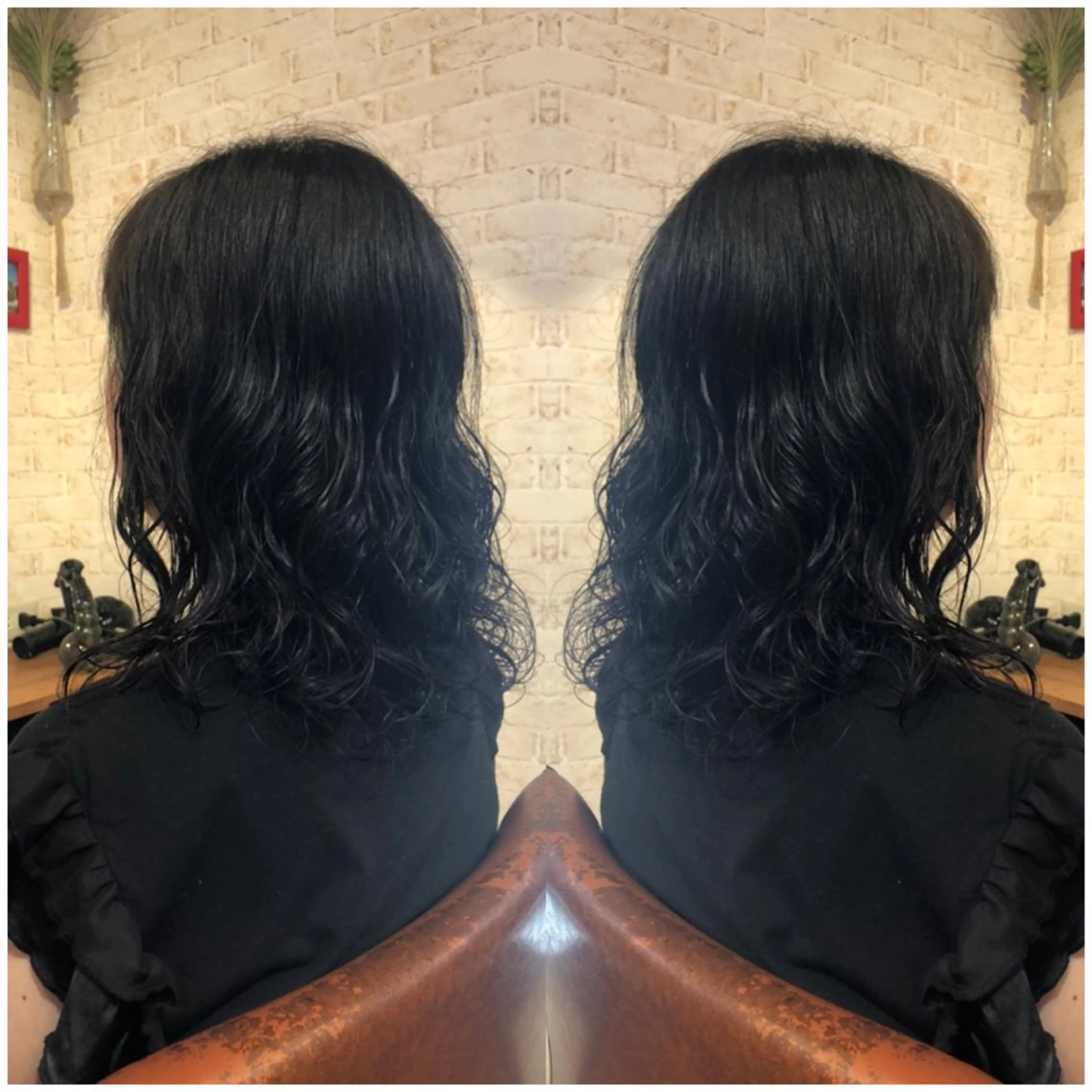 ミディアム パーマ ミディアムパーマ デジタルパーマ marbles横浜店所属・marbles shunのヘアスタイル