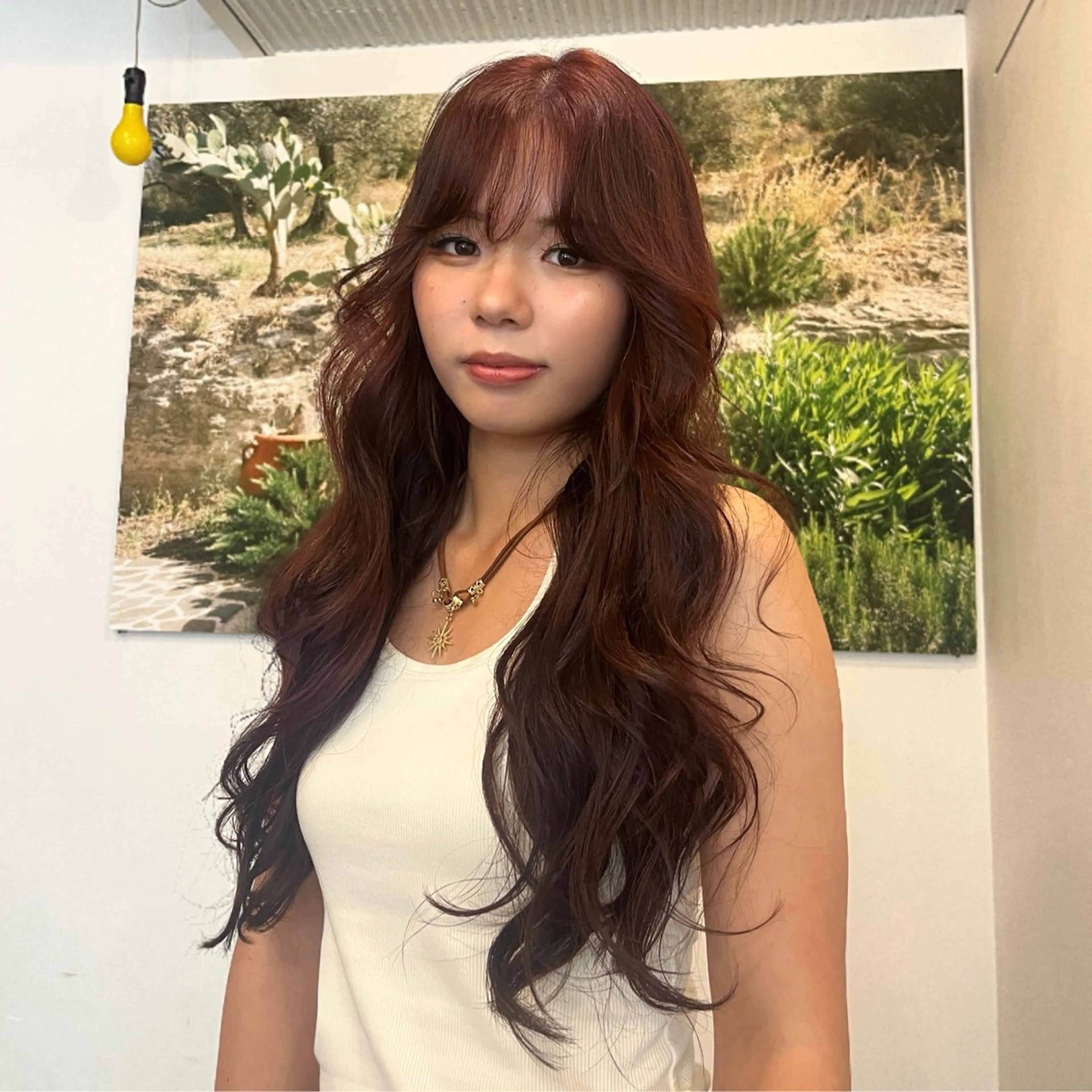 ロング カラー ダブルカラー BEAUTRIUM鎌倉小町店所属・マリナ /ゆる巻パーマ♡のヘアスタイル