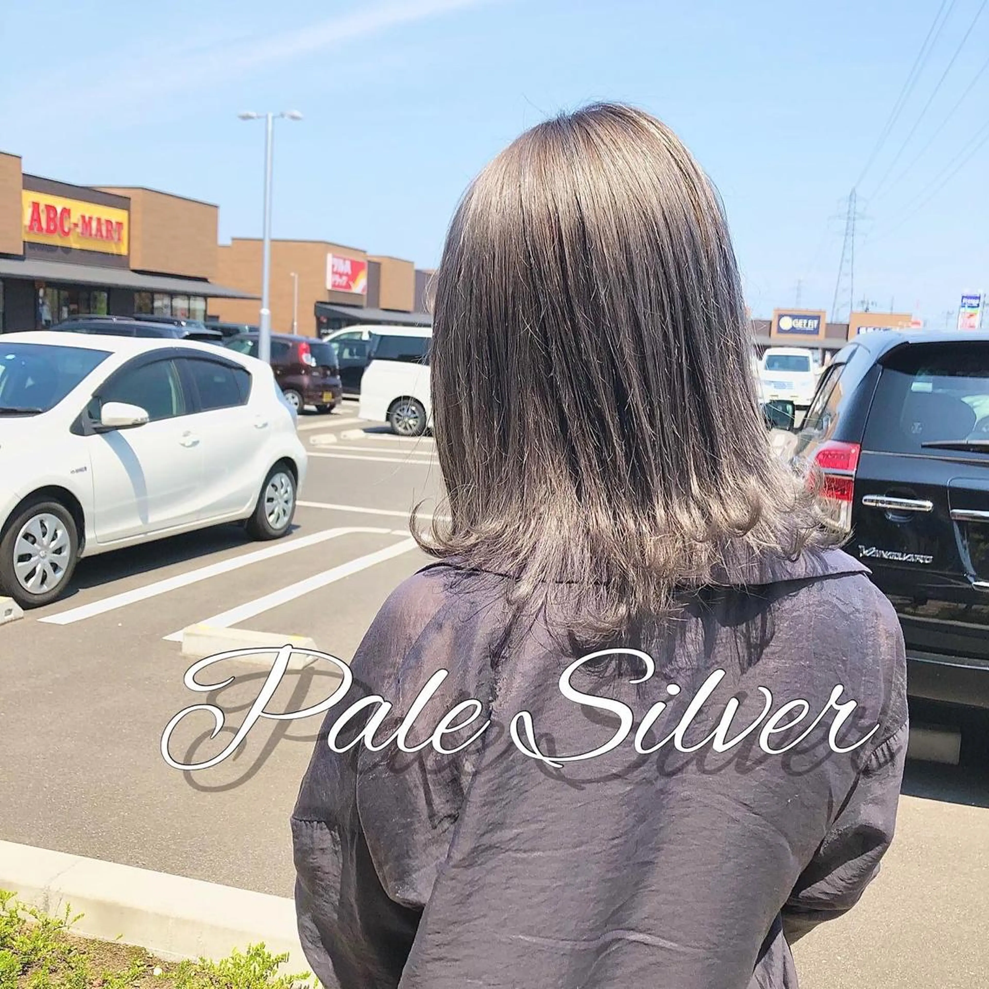 ミディアム 太白区白髪ぼかし/ ボブカット/千葉達人のヘアスタイル