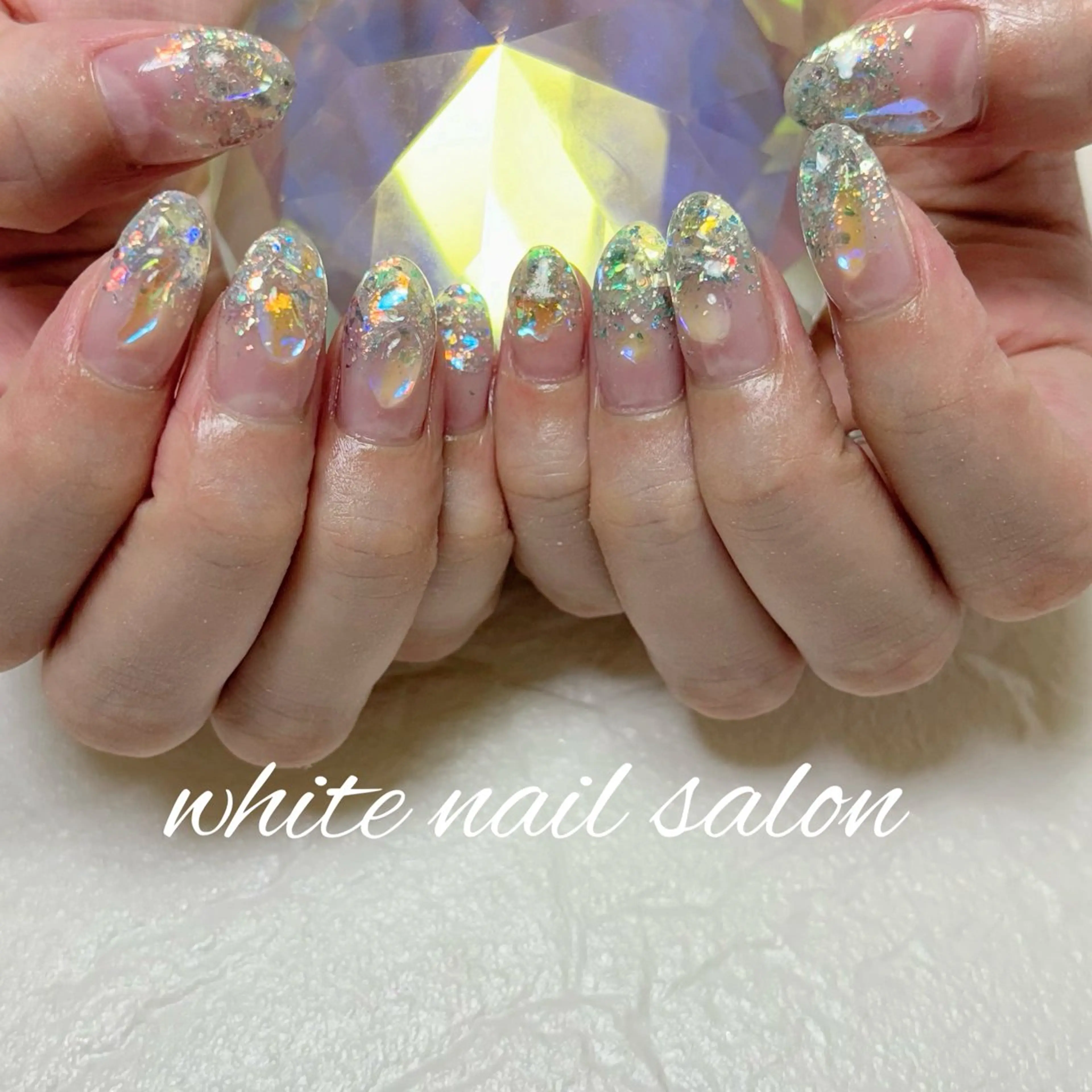 ネイル ホワイト ハンドネイル white nail salonのネイルデザイン