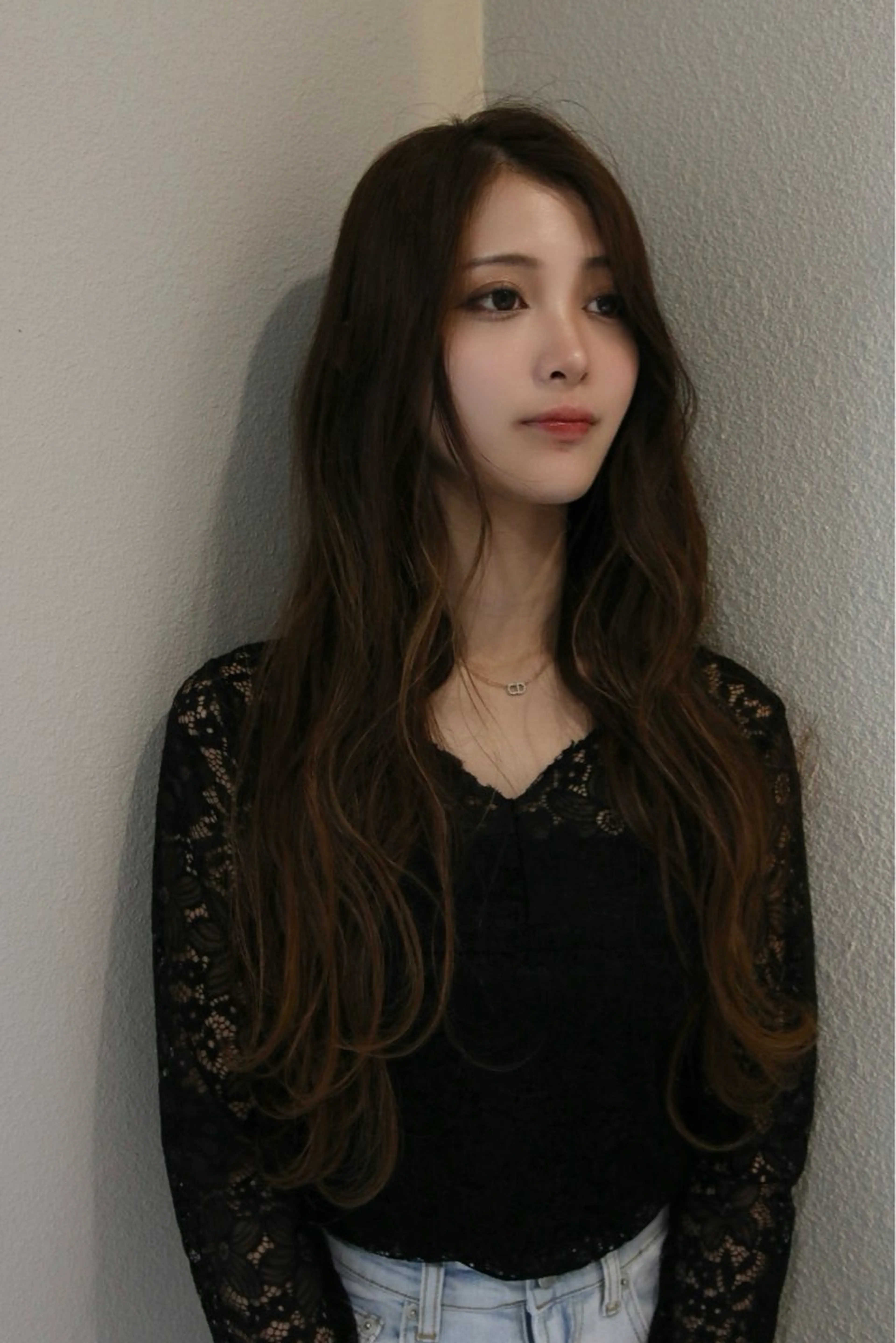 ロング カット ヘアカラー 【天満1艶髪】潤艶/ 髪質改善🌹釣本竜哉のヘアスタイル