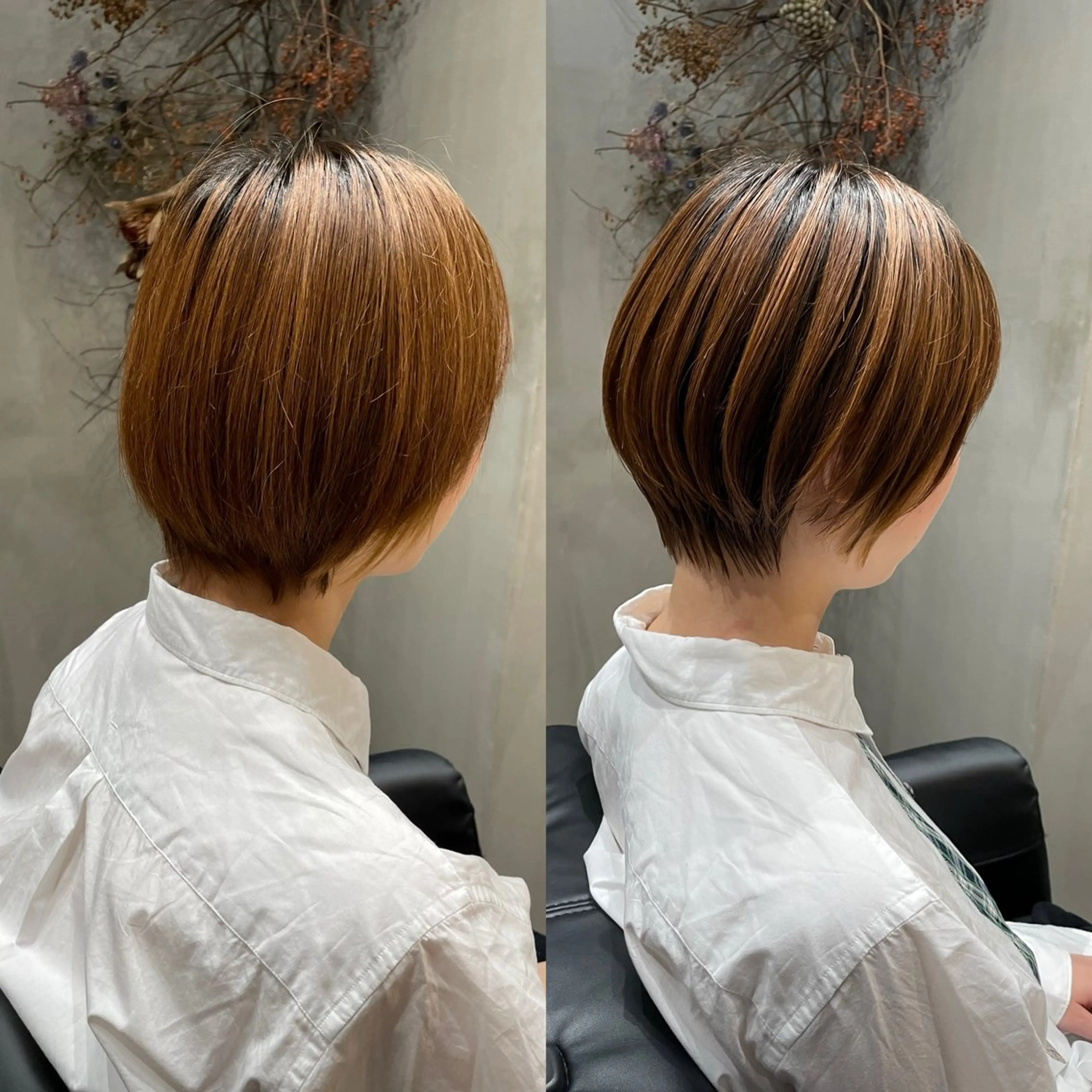 カット＋カラー＋5ステップトリートメントの写真