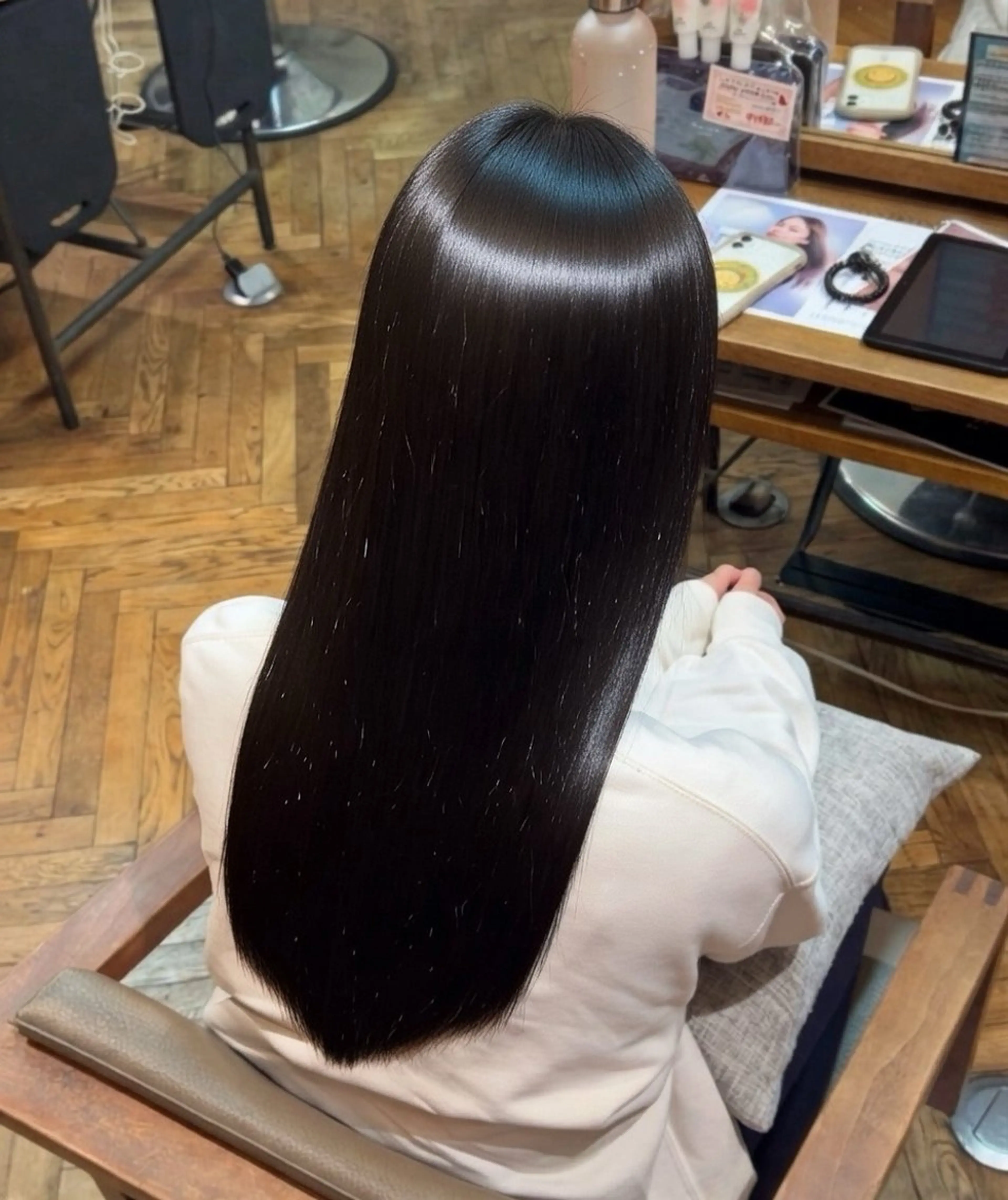 ロング カット 縮毛矯正 レイヤー/髪質改善/ ボブ/井上　陽のヘアスタイル