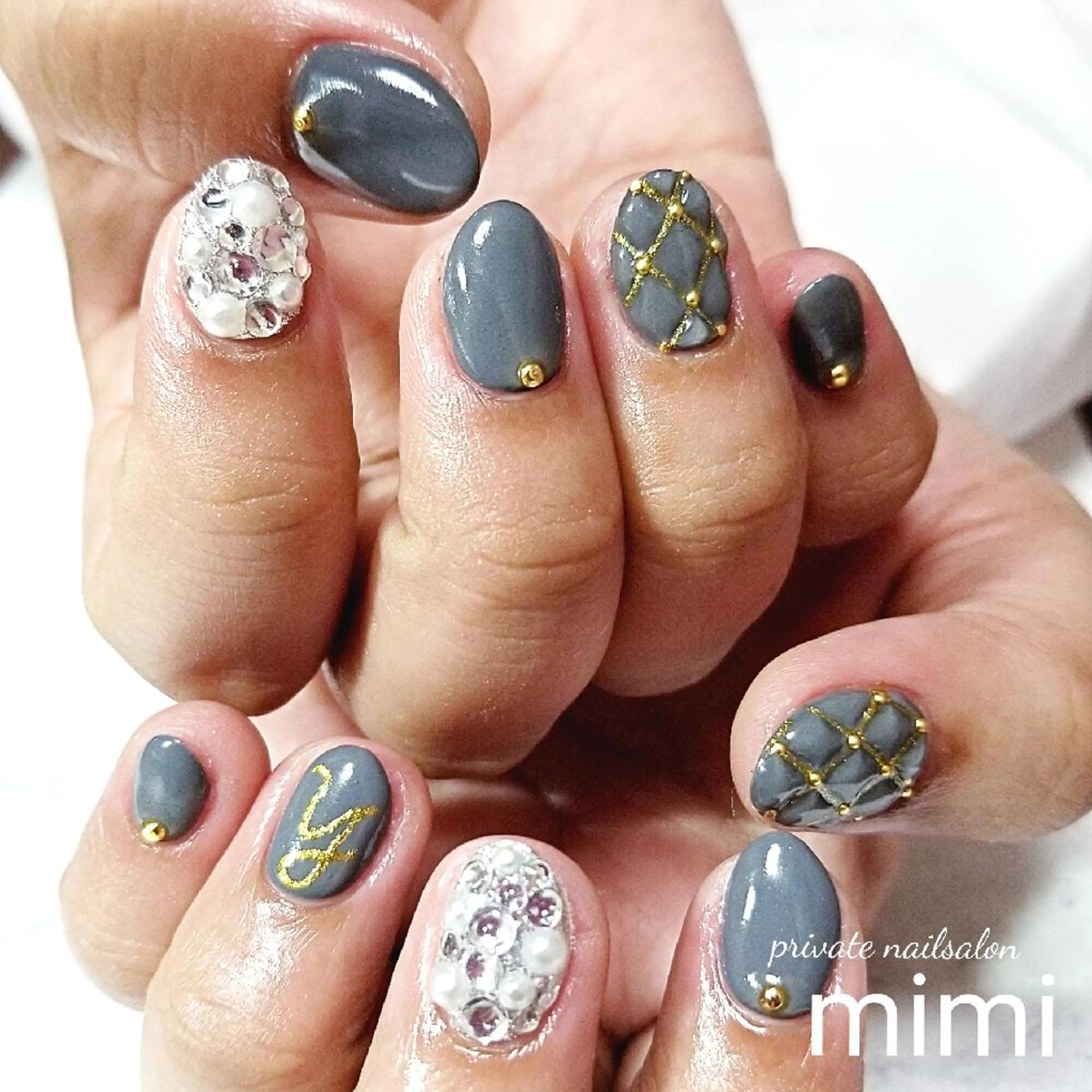 ネイル ぷっくりネイル ハンドネイル 博多ネイル ｍｉｍｉのネイルデザイン