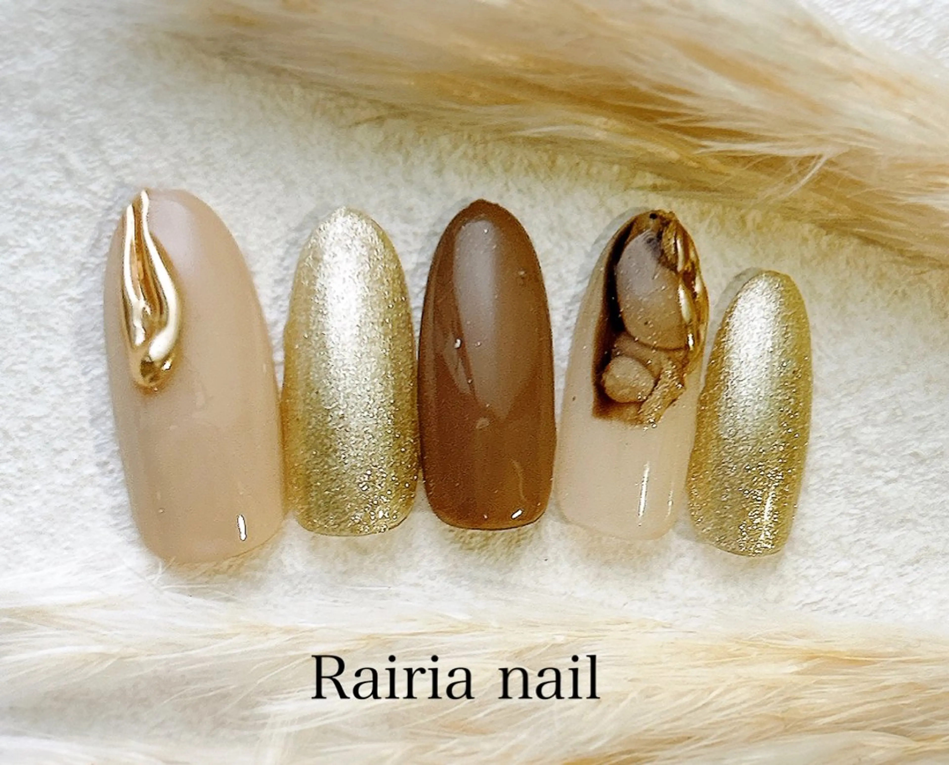 ネイル アートネイル ジェルネイル 持ち込み ニュアンスネイル パラジェル Rairia nail本八幡店のネイルデザイン