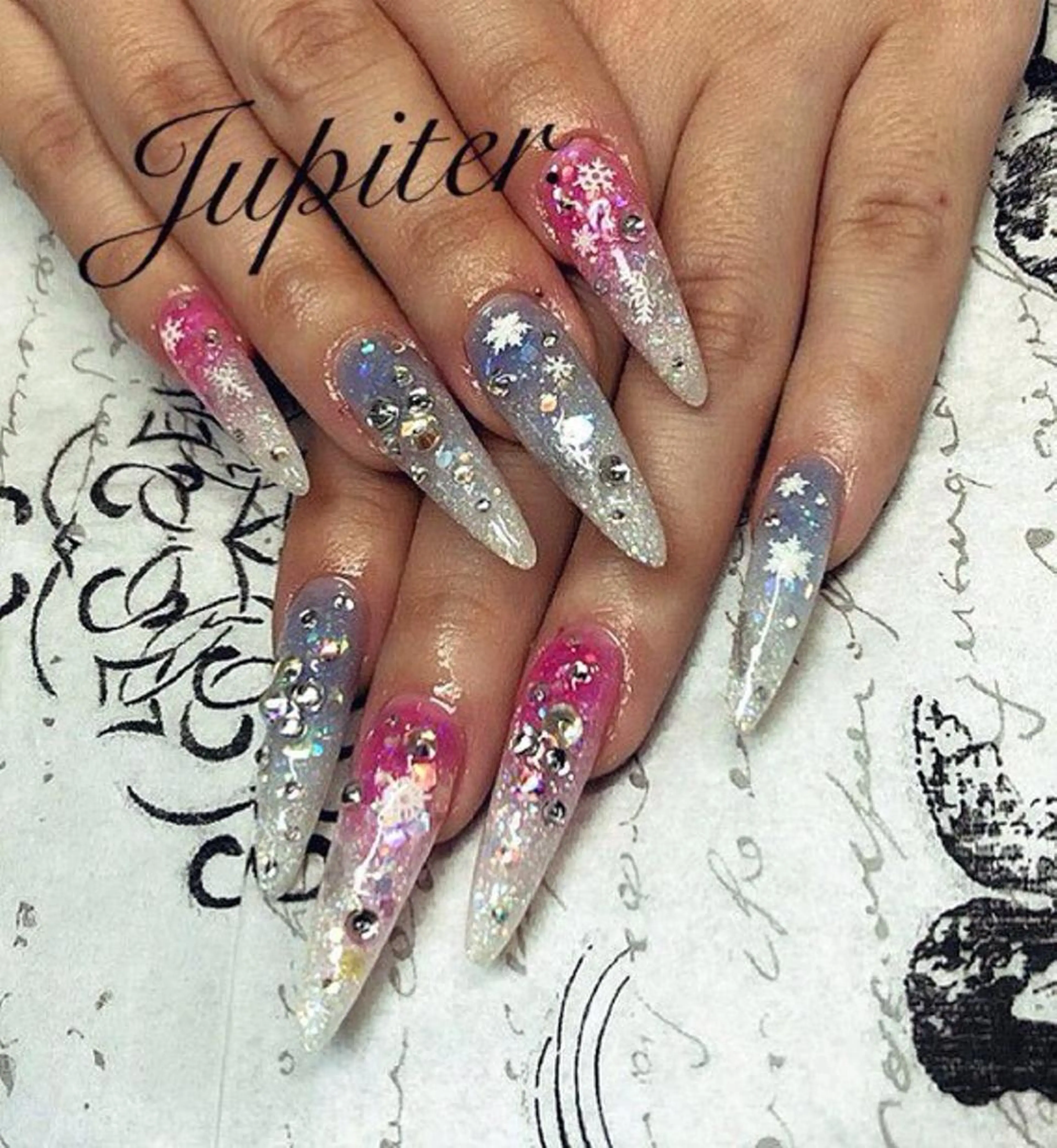 ネイル グラデーション スカルプネイル PrivateSalon Jupiter所属・Jupiter .のネイルデザイン