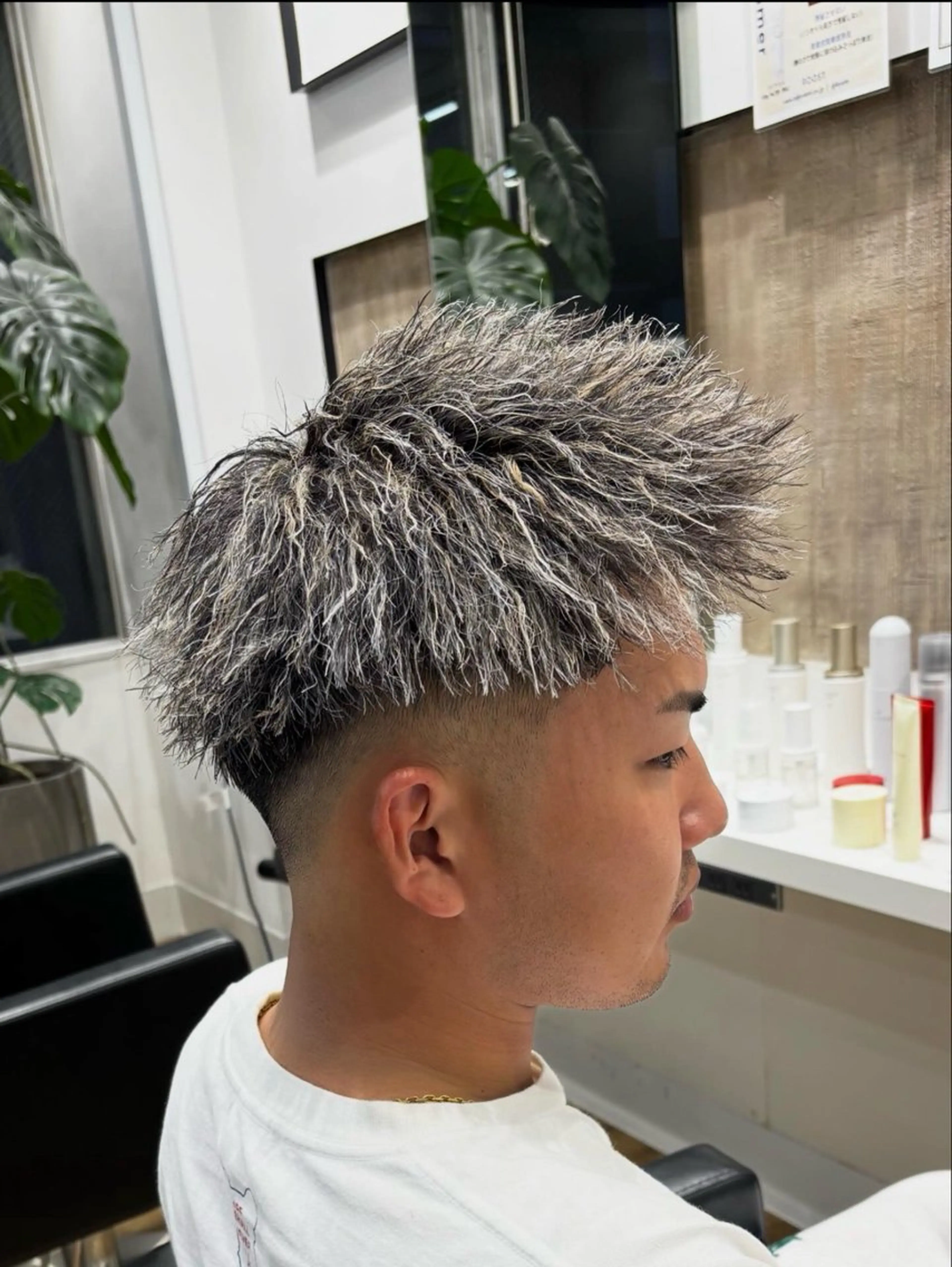 ショート メンズ カット メンズ特化美容師🔥 フジモト ライのヘアスタイル